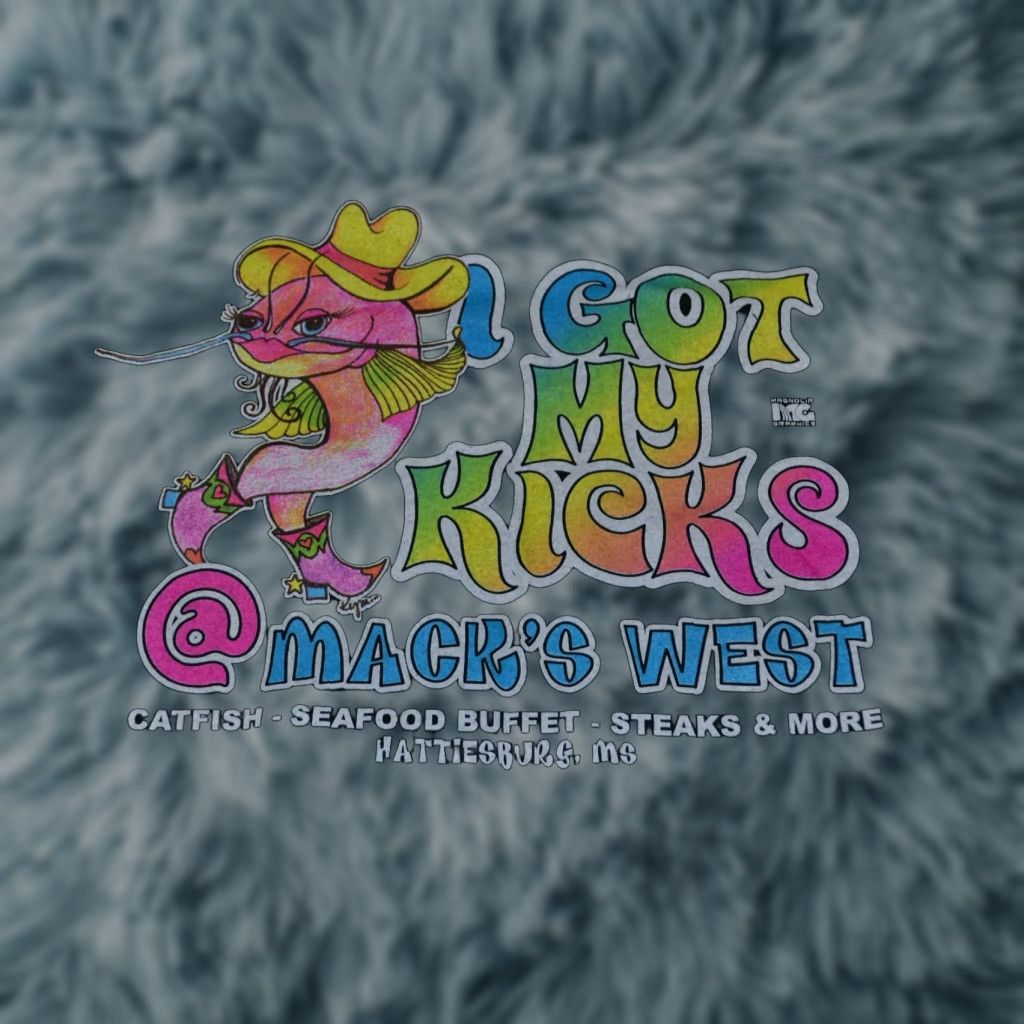 Gildan Macks West Hattiesburg MS T Shirt L Black 100% Cotton Gildan Graphic Tee Restaurants Mens Size US L / EU 52-54 / 3 - 1 Thumbnail