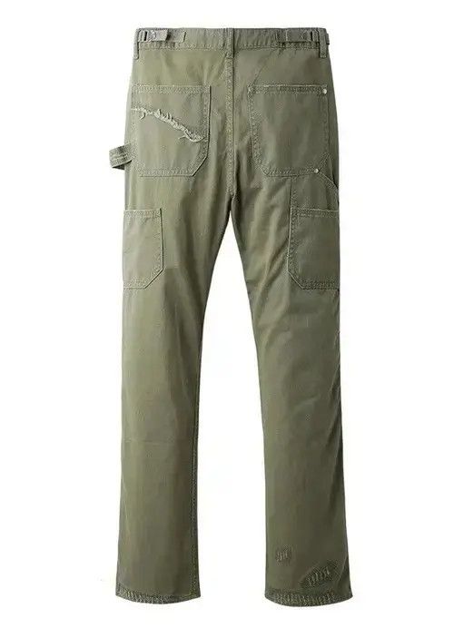 Japanese Brand High Street Cargo Pant Frayed Straight Jean Size US 30 / EU 46 - 4 Thumbnail