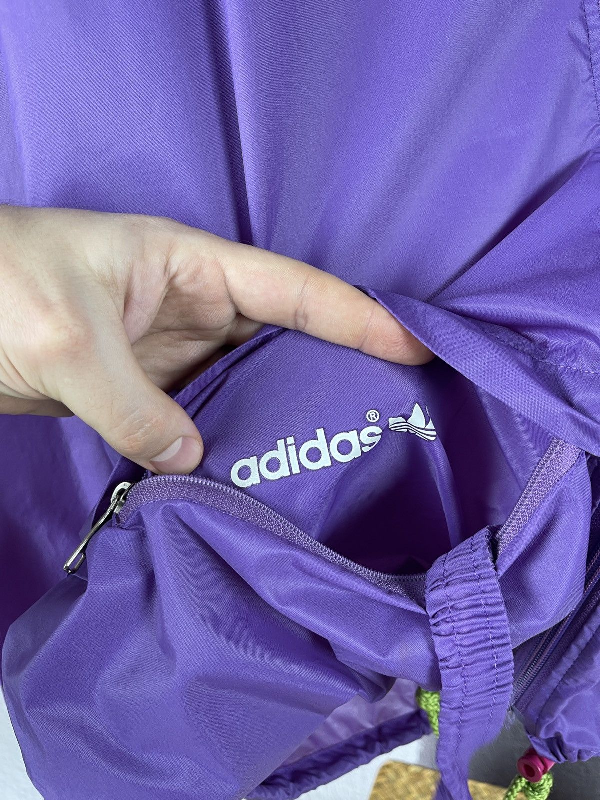 Adidas Adidas vintage 70s 80s light jacket purple bag package Size US M / EU 48-50 / 2 - 14 Thumbnail