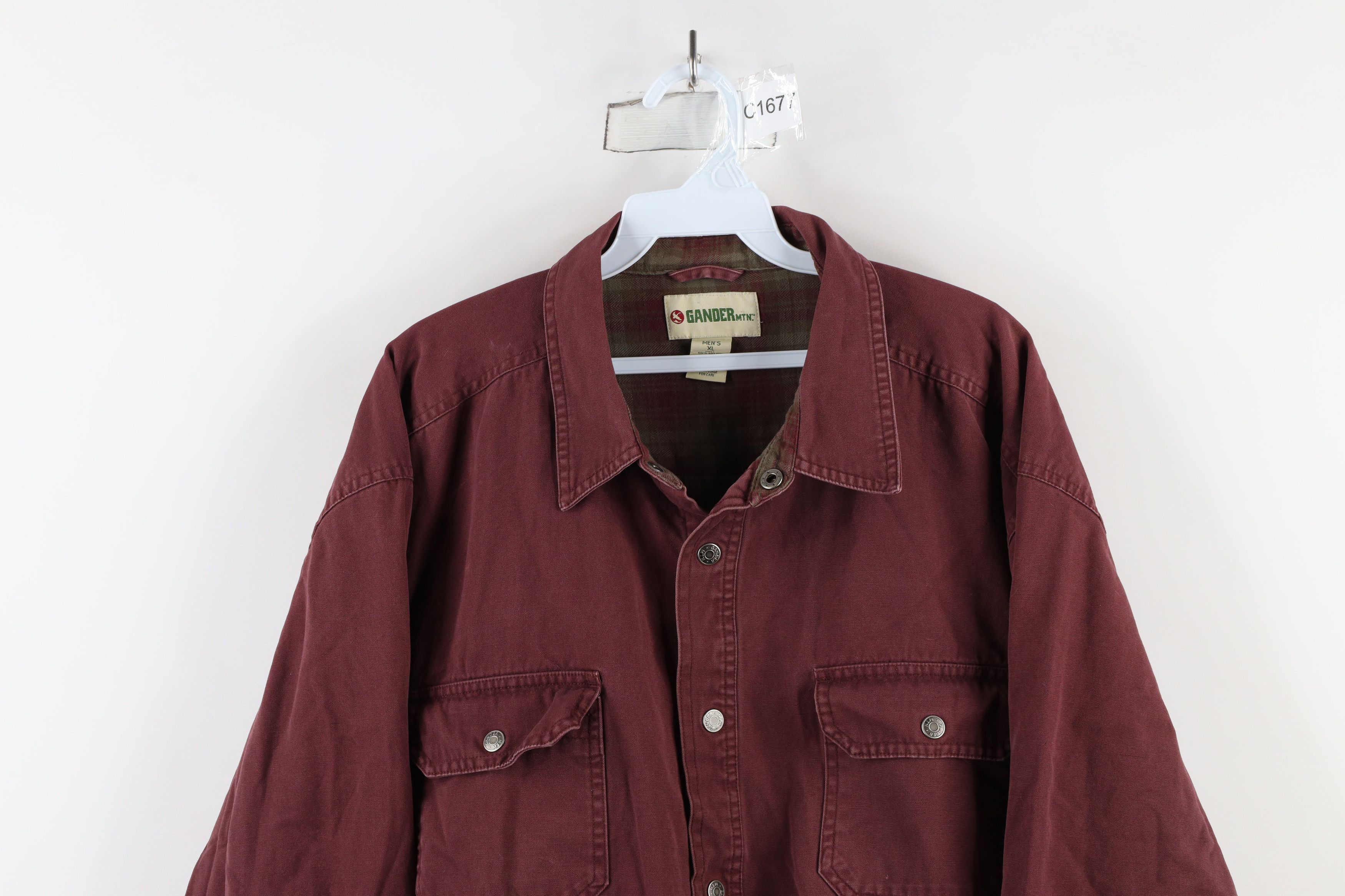 Vintage Vintage Gander Mountain Lined Canvas Button Shirt Jacket Size US XL / EU 56 / 4 - 2 Thumbnail