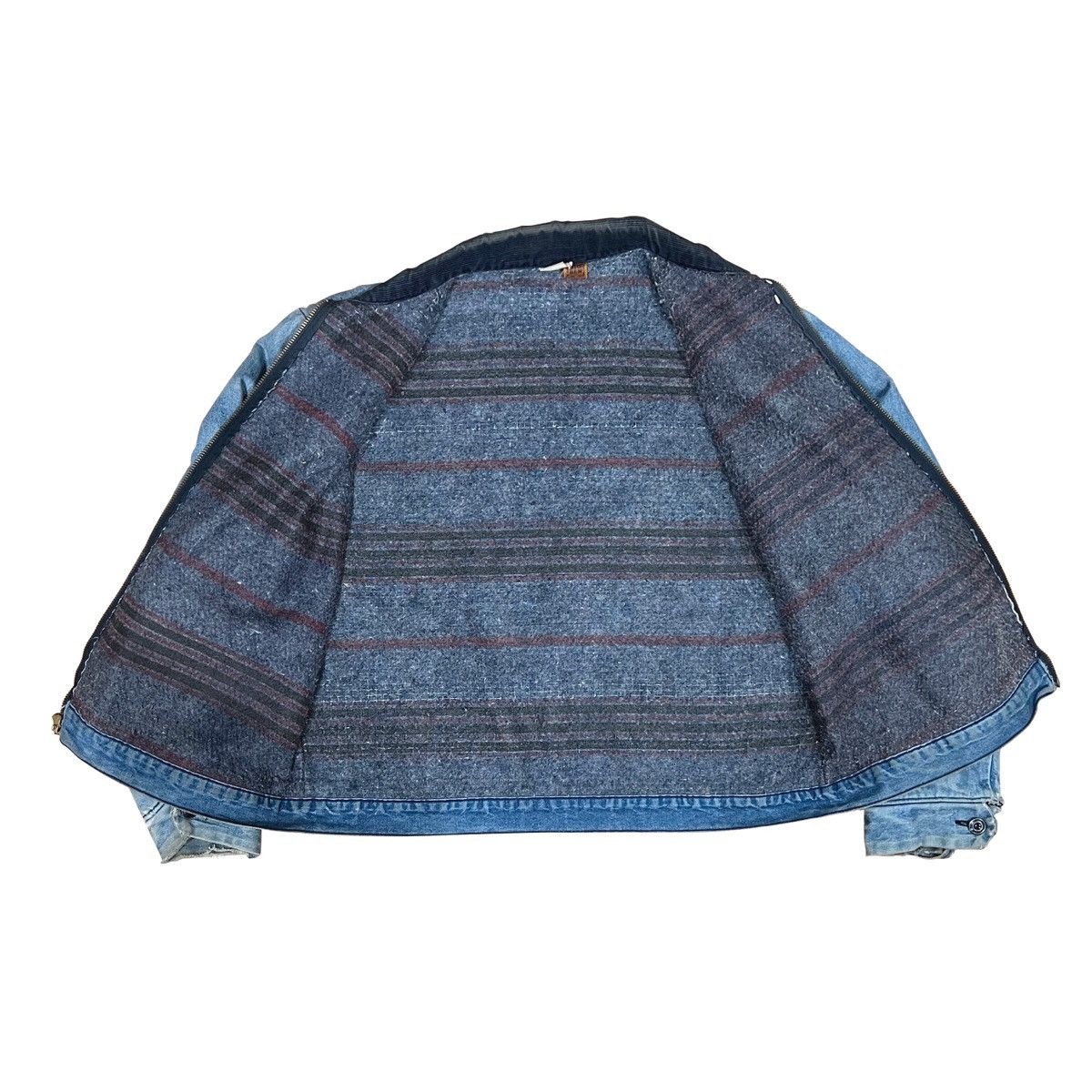 Vintage × Wrangler 80's Big Ben Wranglers Chore Barn Denim Jacket Size US S / EU 44-46 / 1 - 3 Thumbnail