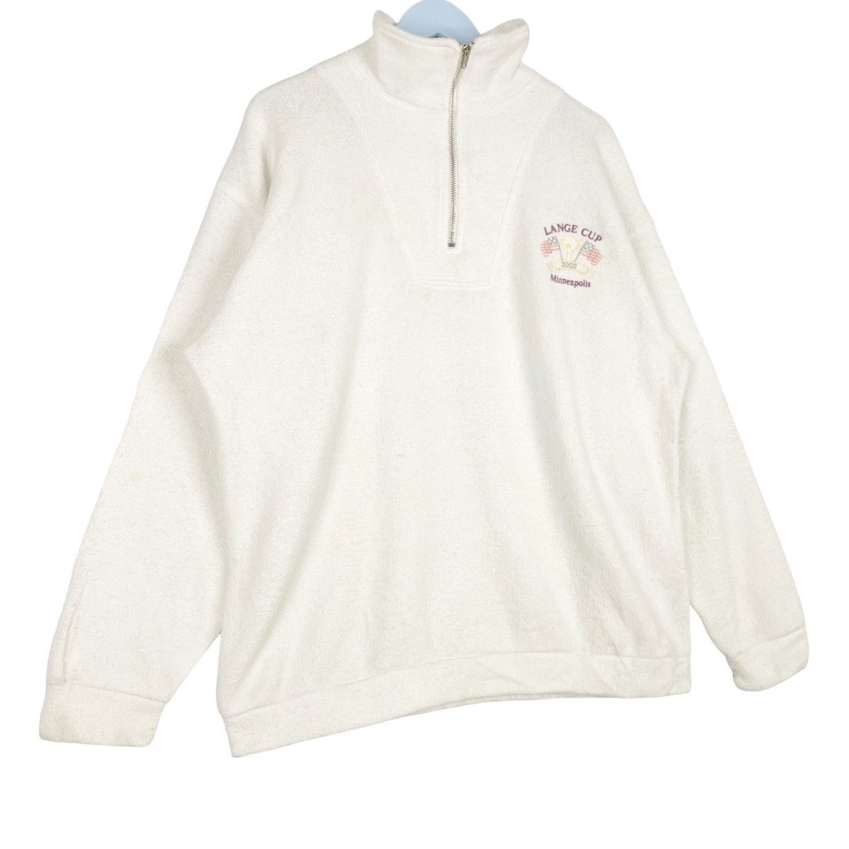 Vintage Vintage Exist Small Embroidered Lange Cup Quater Zip Size US M / EU 48-50 / 2 - 3 Thumbnail