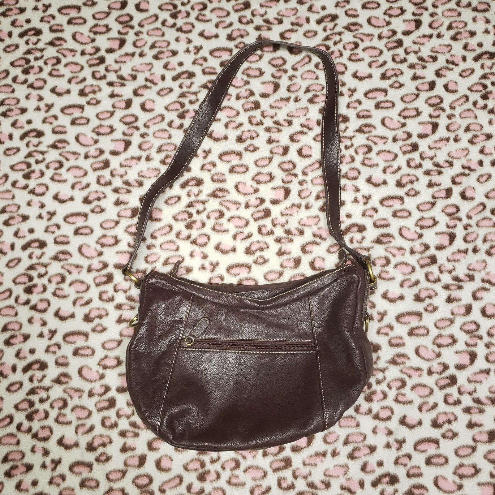Croft & Barrow Vintage Croft & Barrow leather sling hand shoulder bag Size ONE SIZE - 5 Thumbnail
