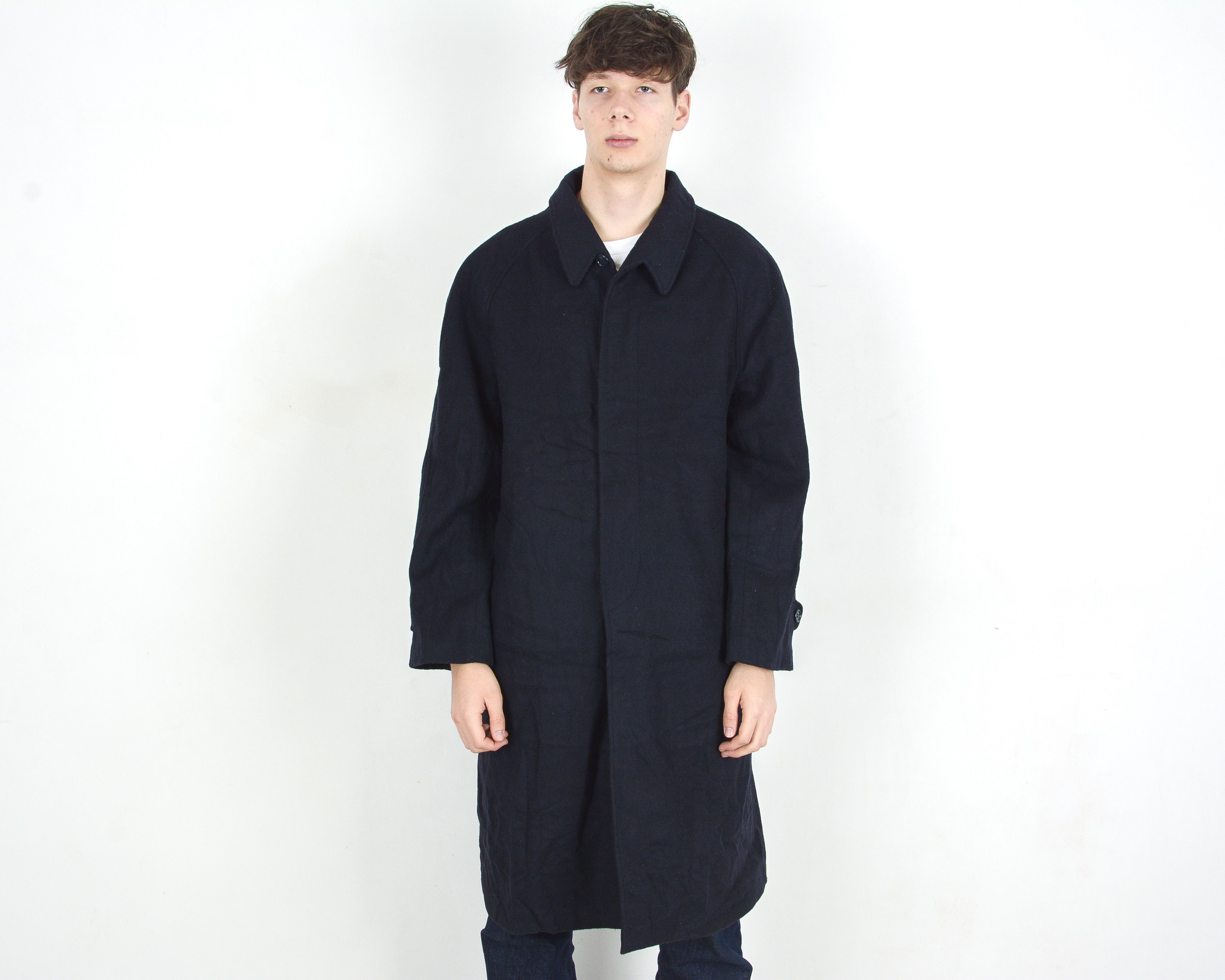 Vintage DECADE Loden Tyroler 80s Men XL Wool Coat Jacket Pea tracht Size US XL / EU 56 / 4 - 1 Thumbnail