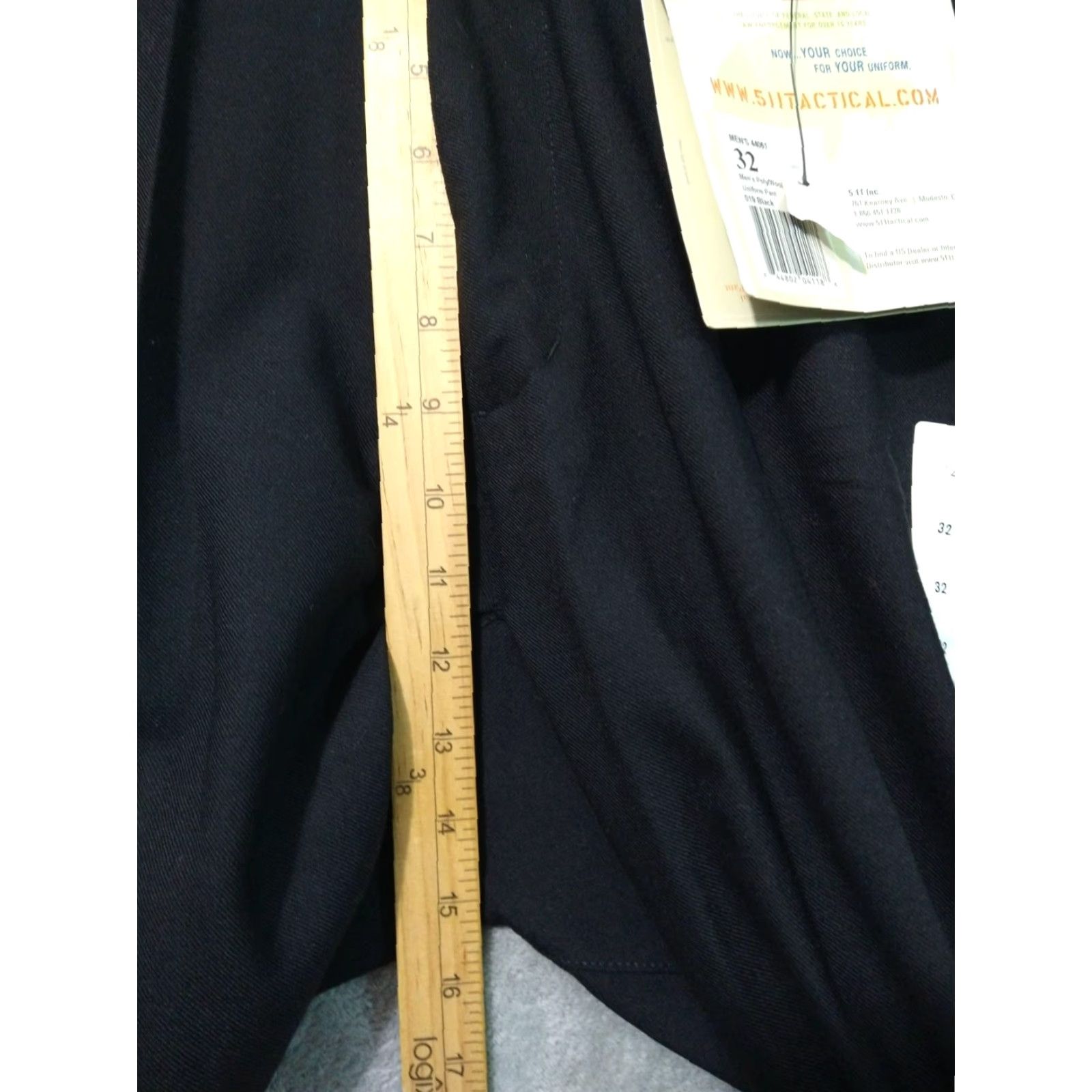 Vintage VINTAGE 5.11 Tactical Pants Mens 32 Black Wool Blend PDU Class A Twill Unhemmed Size US 32 / EU 48 - 4 Thumbnail