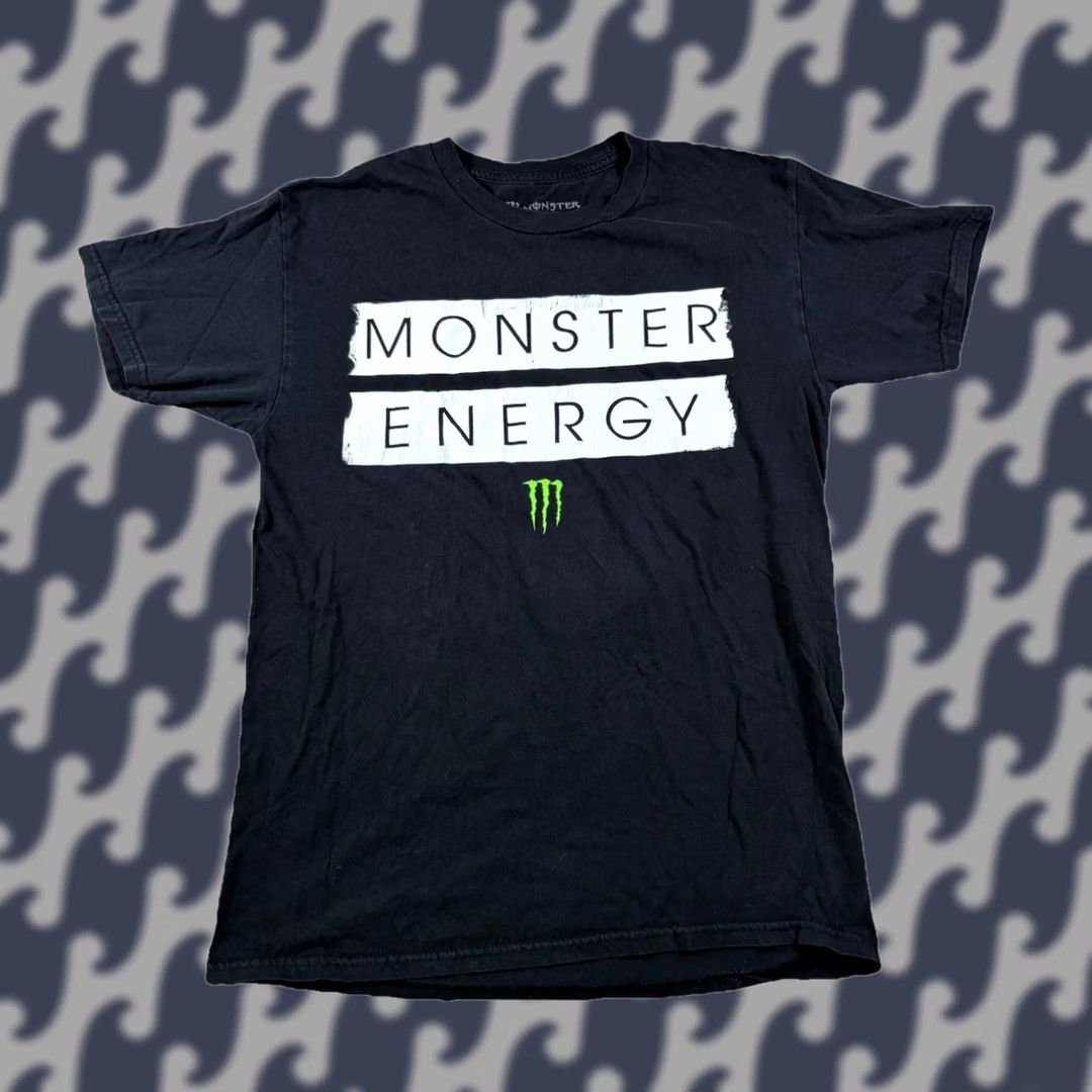 Vintage VINTAGE Monster Energy Unleash The Beast Black Short Sleeve Shirt BMX Skate • Medium Shirt Mens Size US M / EU 48-50 / 2 - 1 Thumbnail