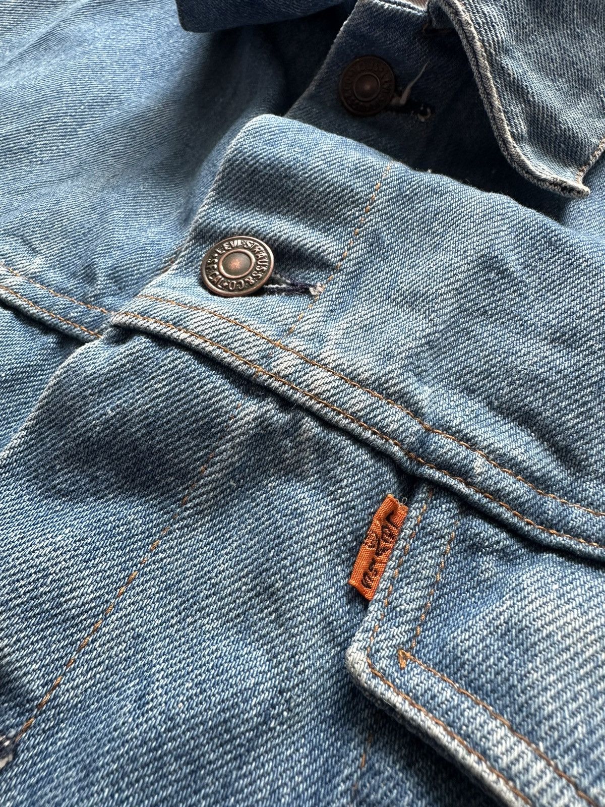 Levi's Levi's Jeans 70501 Weste Jeansweste Vintage Denim France Size US S / EU 44-46 / 1 - 4 Thumbnail