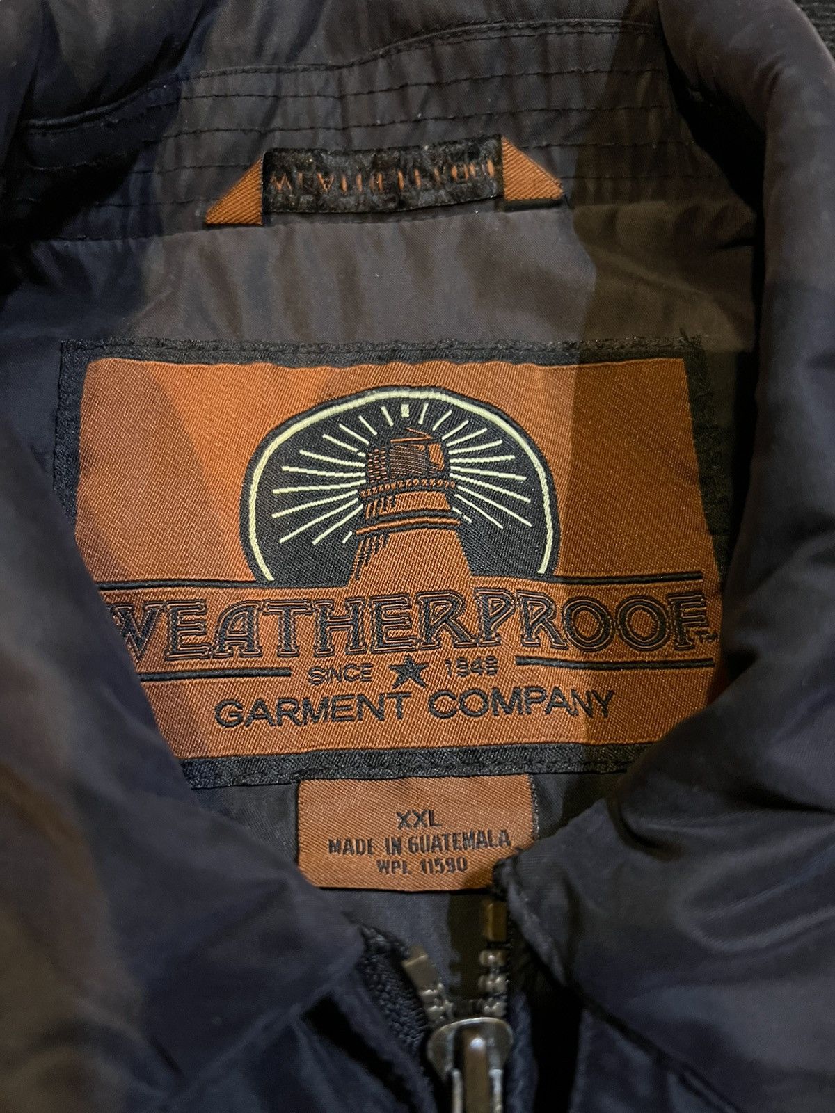 Vintage × Weatherproof Weatherproof Garment Company Jacket Black Coat Mens size XXL Size US XXL / EU 58 / 5 - 9 Thumbnail