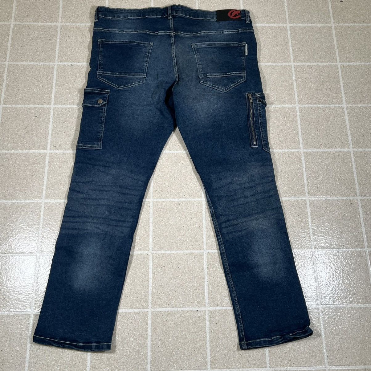 Ecko Unltd. Vintage Ecko Unltd Cargo Jeans Mens 40x32 Utility Pant Y2K Size US 40 / EU 56 - 3 Thumbnail