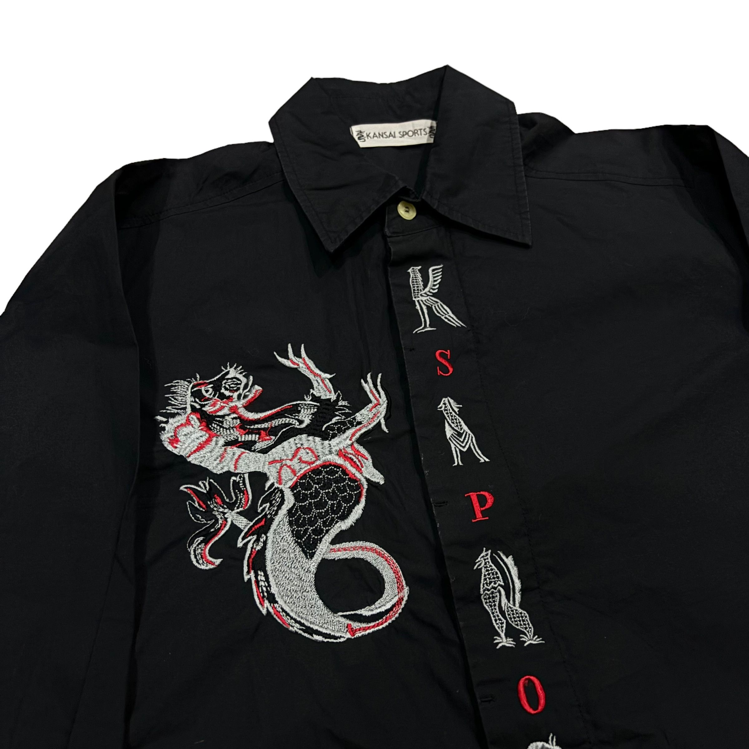 Kansai Yamamoto Kansai Sports Dragon Embroidery Shirt Size US M / EU 48-50 / 2 - 5 Thumbnail