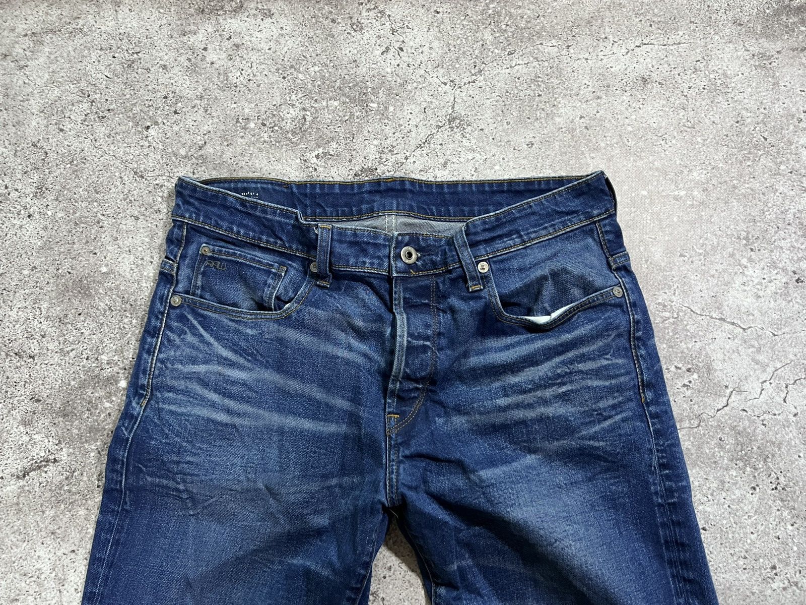 G-Star Distressed G-Star Raw Denim Jeans Size 34x34 Faded Jeans Size US 34 / EU 50 - 4 Thumbnail