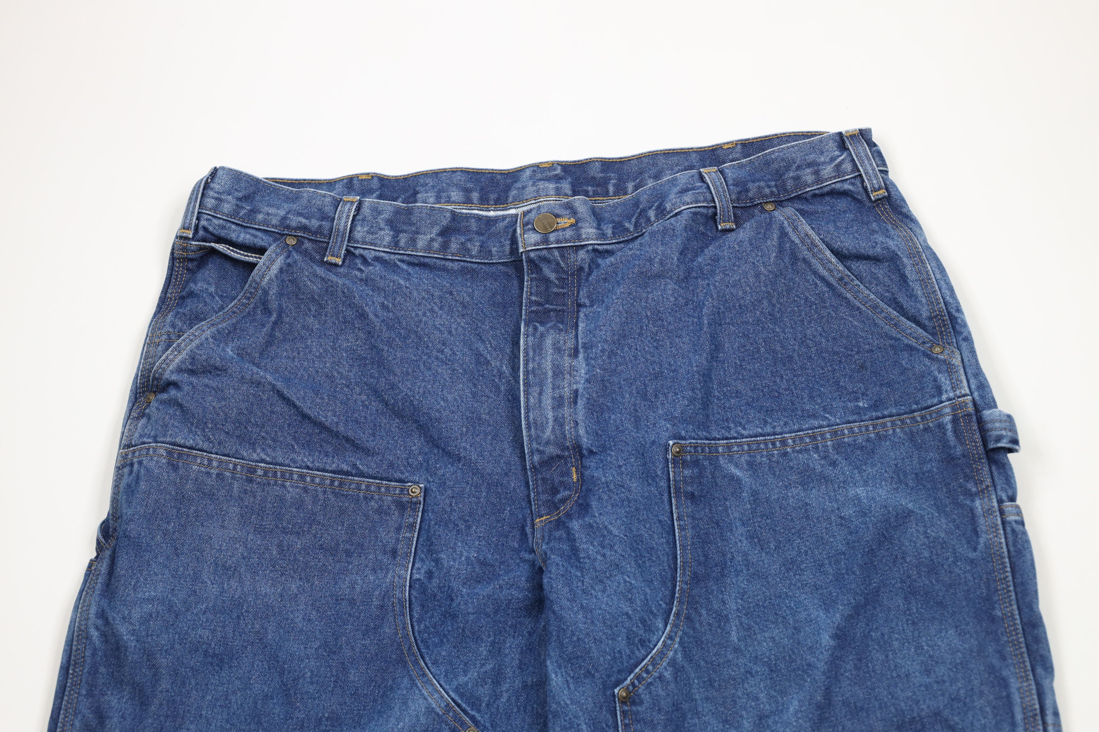 Carhartt × Vintage Vintage Y2K Carhartt Double Loose Fit Wide Leg Denim Jeans Size US 42 / EU 58 - 2 Thumbnail