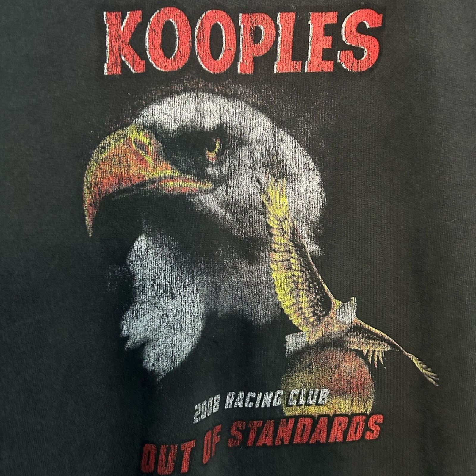 The Kooples The Kooples‎ Eagle Vintage Wash Sweat Shirt Size XL Size L / US 10 / IT 46 - 7 Thumbnail
