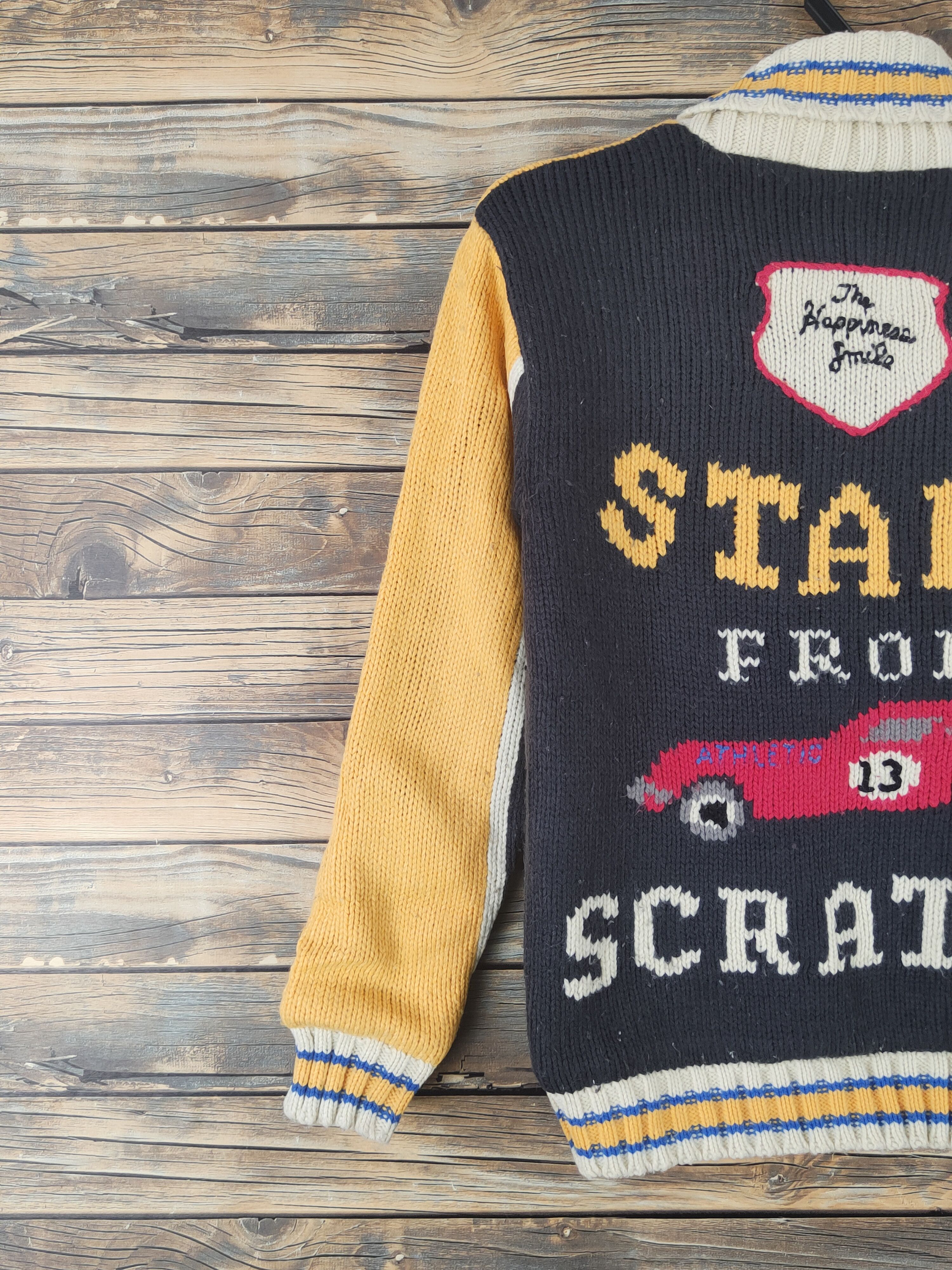 Japanese Brand × Vintage DL MPS Yellow Knitwear Sweaters #830 Size XS / US 0-2 / IT 36-38 - 10 Thumbnail