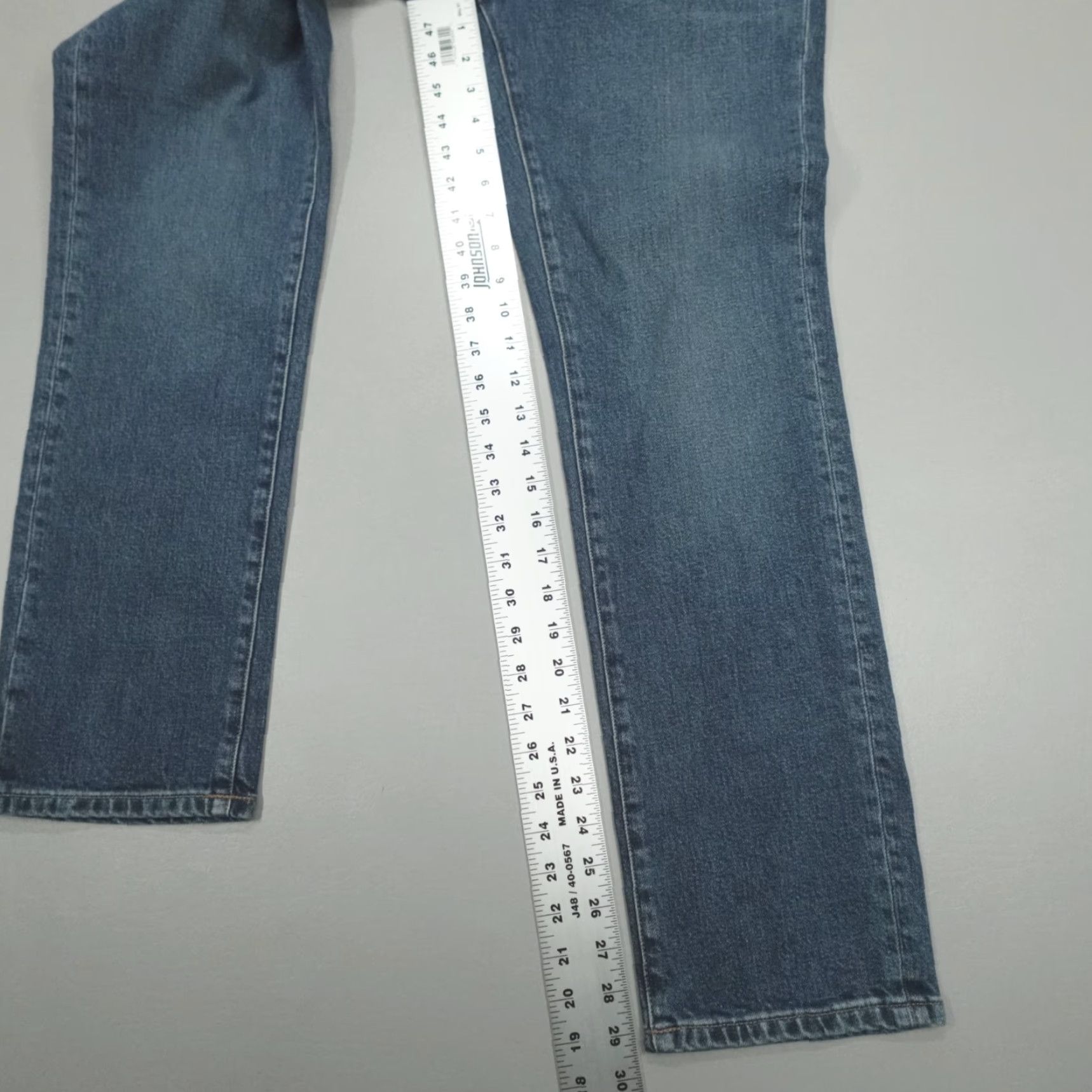 Outerknown Outerknown Sea Jeans Local Straight Fit Denim 29x30 Blue Organic Cotton Mens Jeans Regular Straight Cotton Blend Size US 29 - 7 Thumbnail