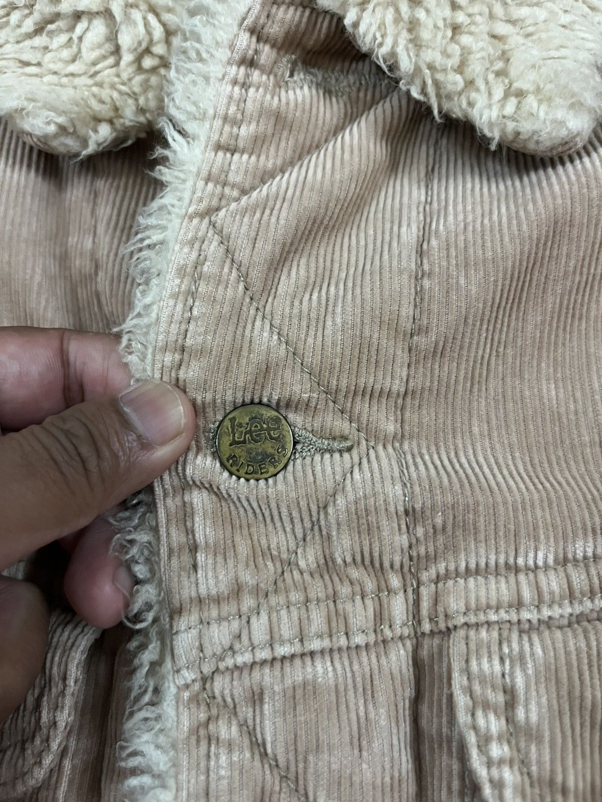 Lee LEE STORM RIDER SHERPA CORDUROY LIGHT BROWN JACKET Size US M / EU 48-50 / 2 - 13 Thumbnail