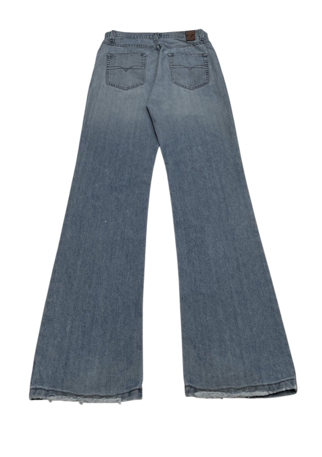 Anchor Blue × Vintage Rare Design Vintage Brand Anchor Blue Baggy Jeans 1990s Size US 33 - 2 Thumbnail