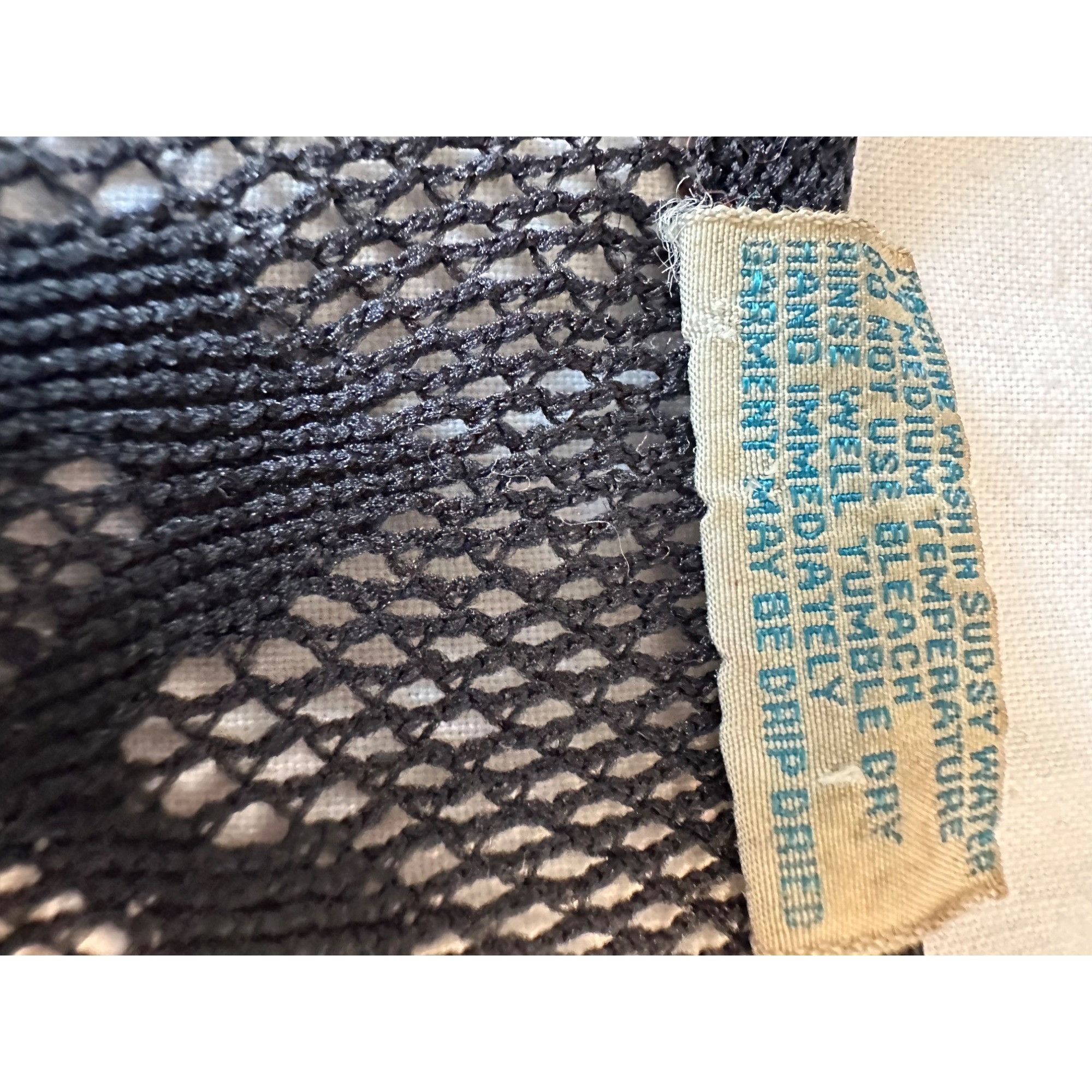 Japanese Brand VTG 1950 Black handwoven open knit blouse M floral lace Pa Size M / US 6-8 / IT 42-44 - 2 Thumbnail