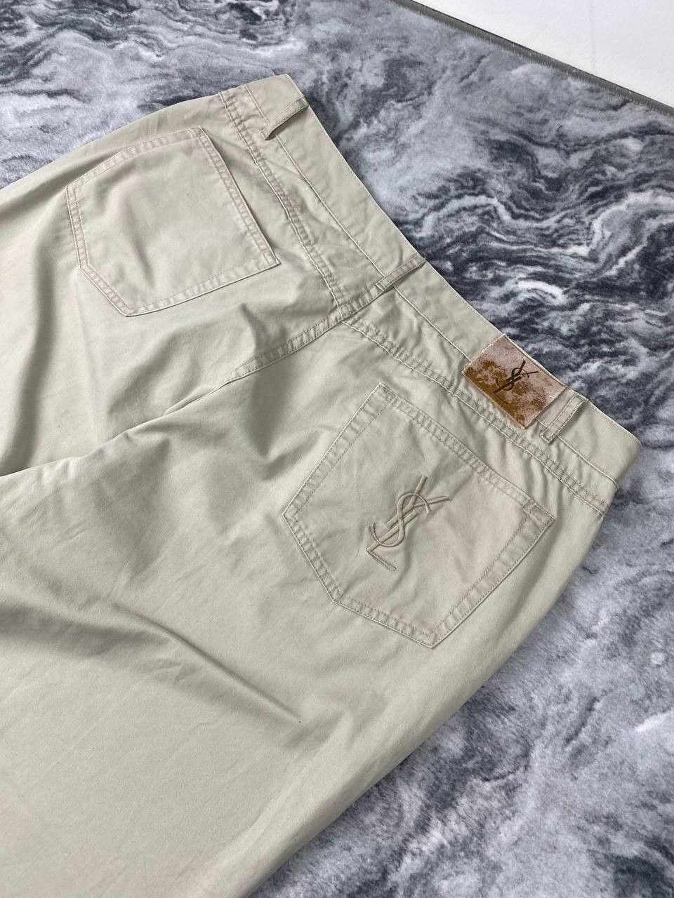 Yves Saint Laurent Vintage Yves Saint Laurent Pants YSL Big Logo 90s Size US 40 / EU 56 - 2 Thumbnail