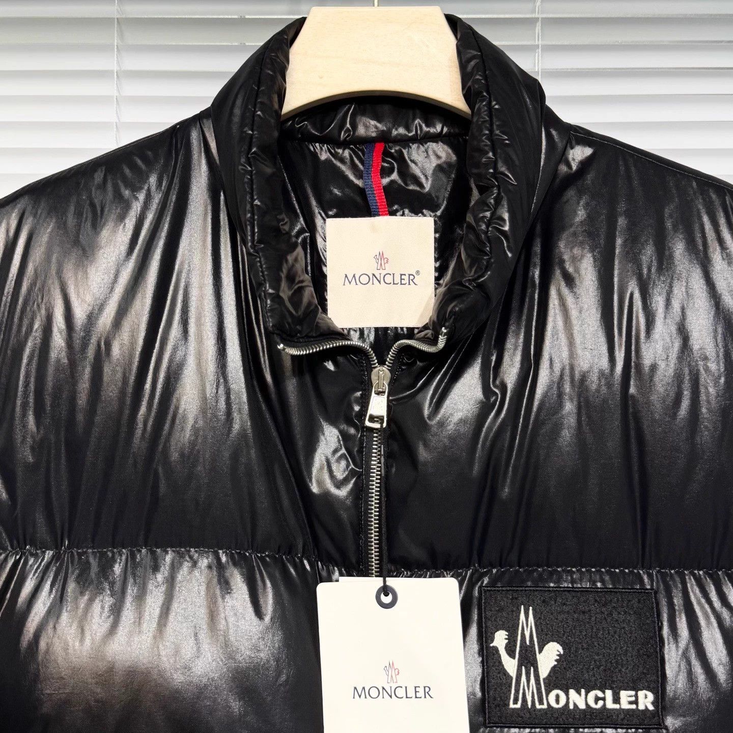 Moncler Moncler 7 Banker Vest Black Down Gilet Embroidered Logo Size US XL / EU 56 / 4 - 3 Thumbnail