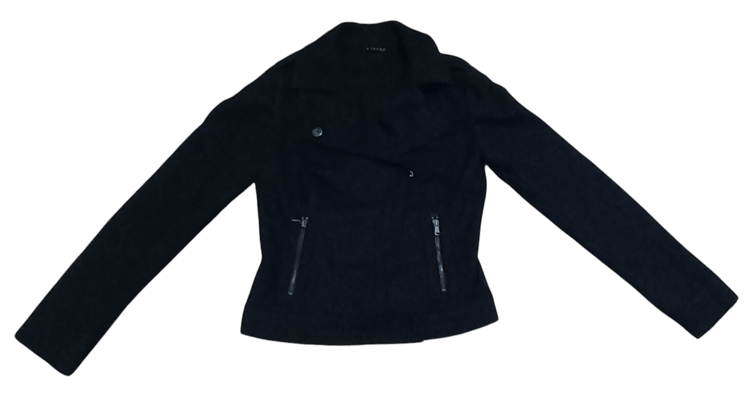 Japanese Brand SISLEY FLEECE ASYMMETRICAL FLEECE JACKET Size M / US 6-8 / IT 42-44 - 3 Thumbnail