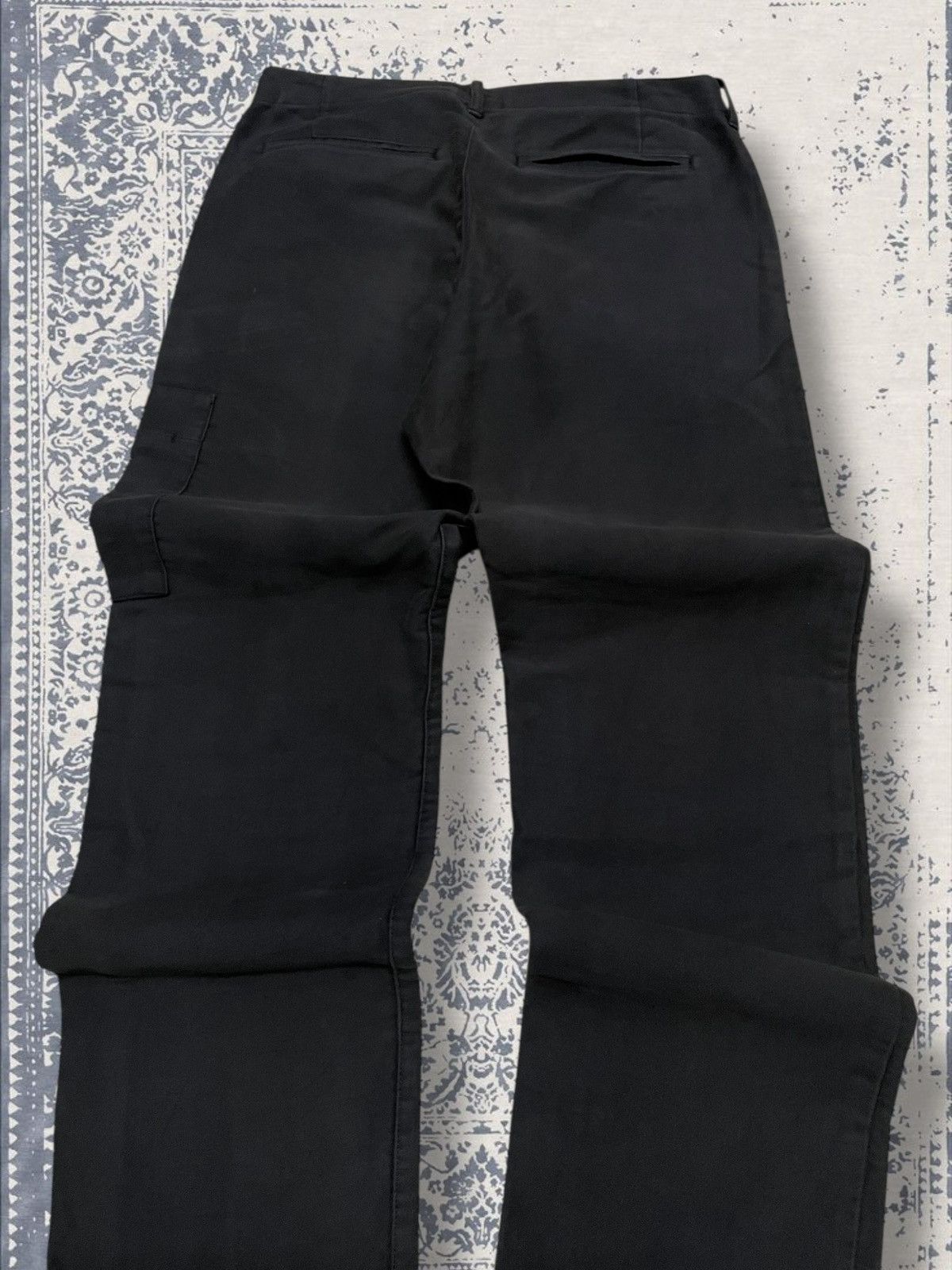 Yohji Yamamoto Vintage 1990s Designer Japan Yohji Yamamoto Suede Cargo Pant Size US 29 - 12 Thumbnail