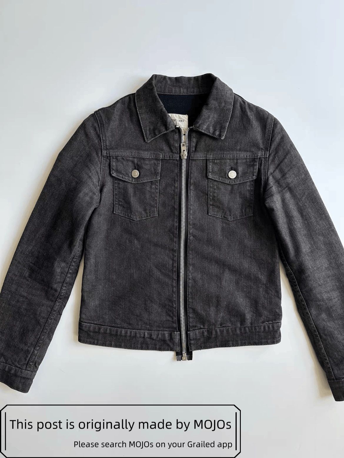 Helmut Lang × Vintage SS99 Helmut Lang Wax Coated 2 Pocket Trucker