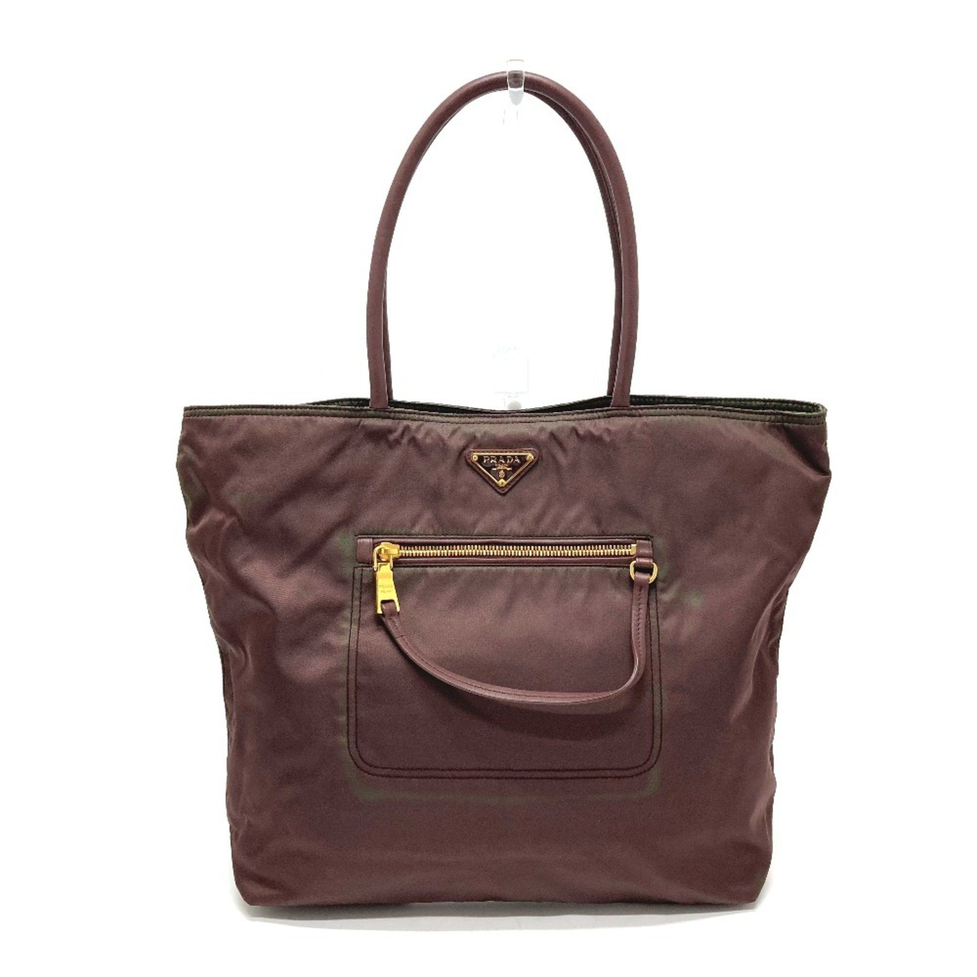 Prada PRADA BR4354 Logo Plate Bag Hand Bag Shoulder Bag Tote Bag purple Size ONE SIZE - 1 Thumbnail