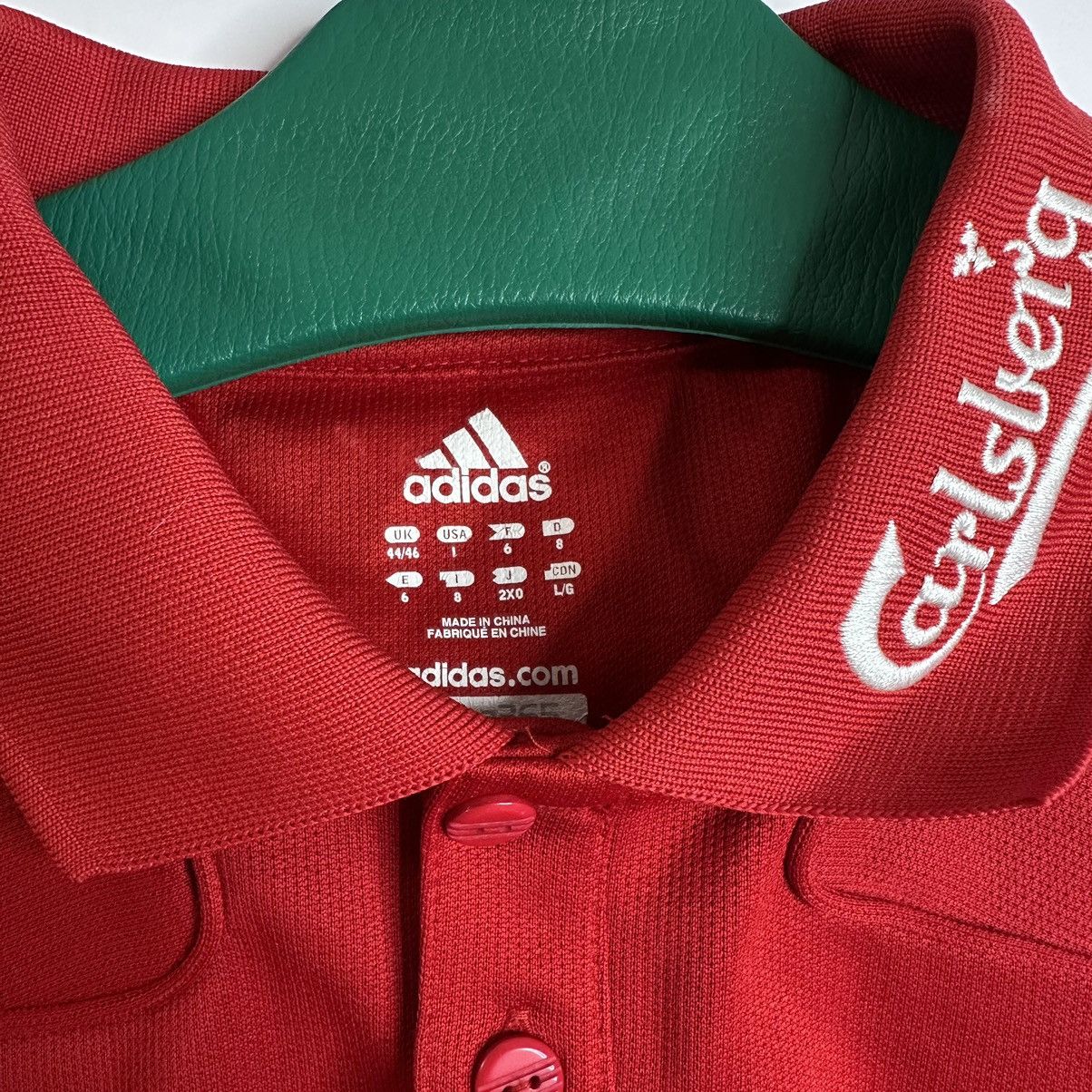 Adidas Liverpool 2008 2009 Adidas Polo Shirt Jersey Size US L / EU 52-54 / 3 - 3 Thumbnail