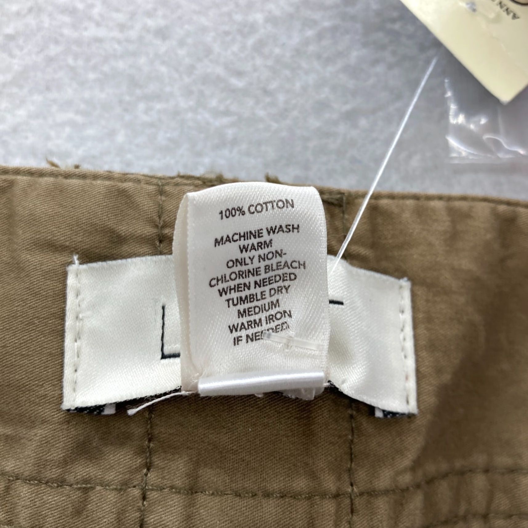Ann Taylor Ann Taylor LOFT Utility Pants Women's 10 Brown Cotton Wide-Leg NWT Casual Y2K 90s Grunge Mono Color Brown Pants Womens Size 24" / US 00 / IT 34 - 6 Thumbnail