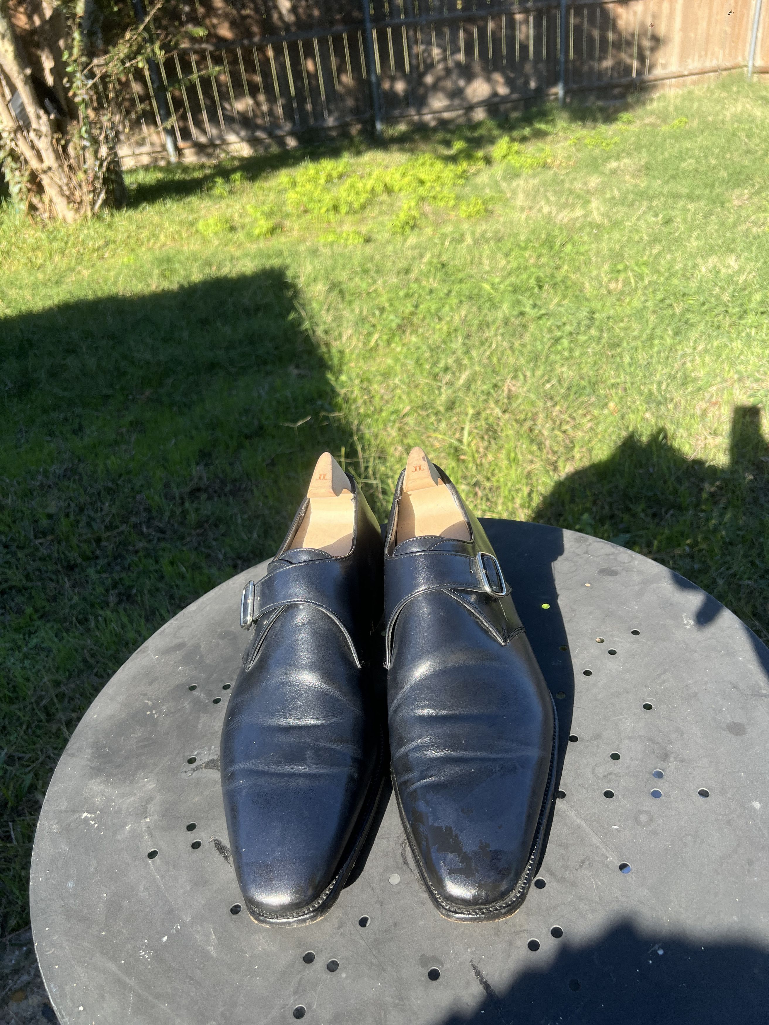 George Cleverley George cleverley kingsman monk strap shoes navy blue 10.5 us Size US 10.5 / EU 43-44 - 1 Thumbnail