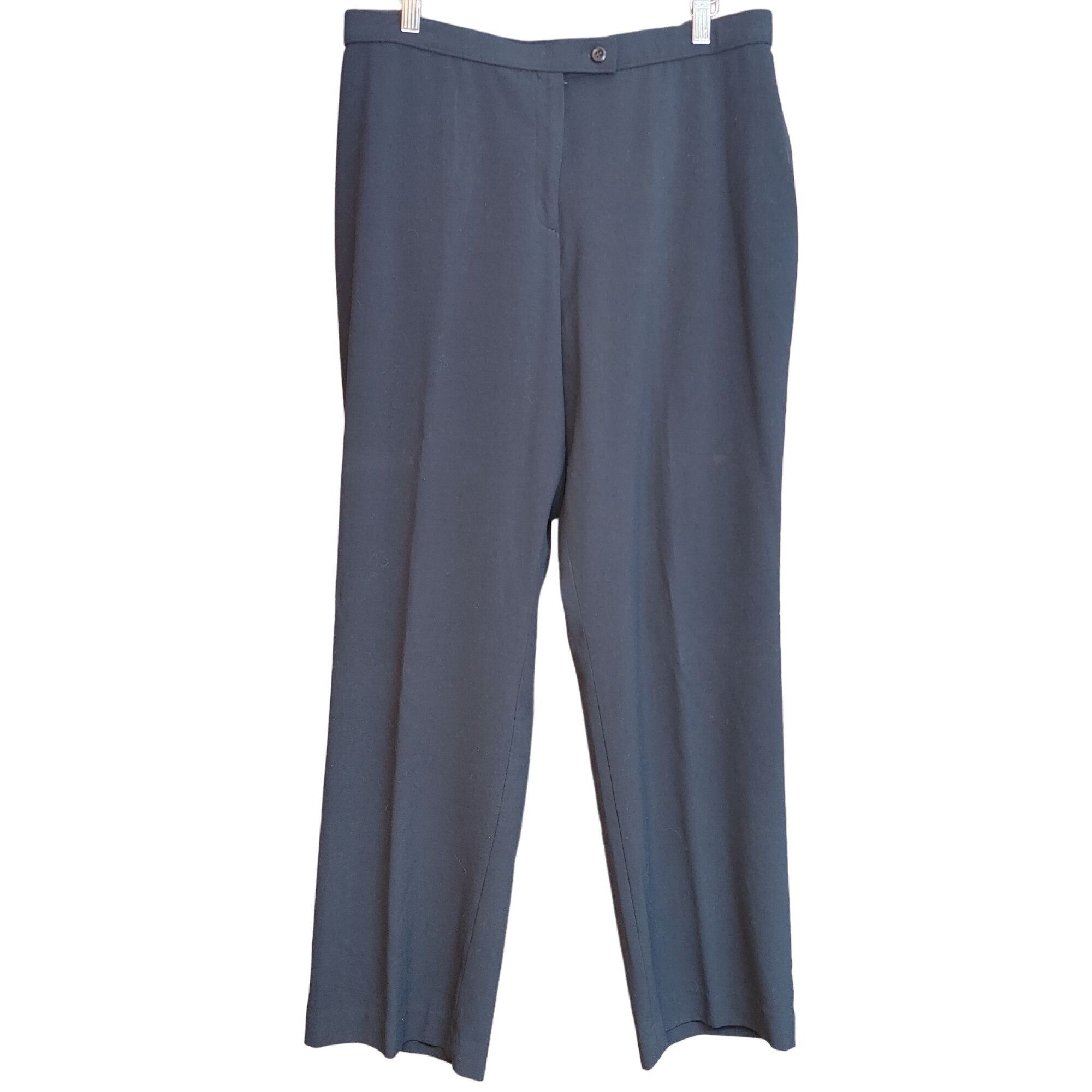 Worthington Worthington Petite Stretch Women's Black Trouser Dress Pants Size 38" / US 16 / IT 52 - 1 Thumbnail