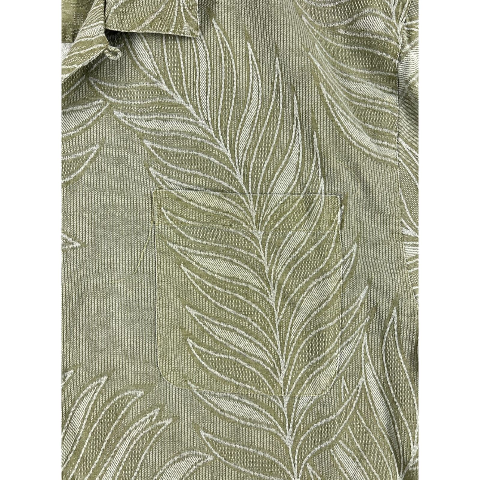 Vintage VINTAGE Jamaica Jaxx Shirt Button-Up XL Green Floral Silk Hawaiian Casual Mens Size US XL / EU 56 / 4 - 6 Thumbnail
