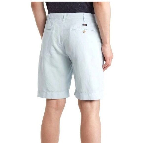 Faherty Faherty Mens Malibu Blue High Rise Linen Cotton Pockets Chin Size US 40 / EU 56 - 2 Thumbnail
