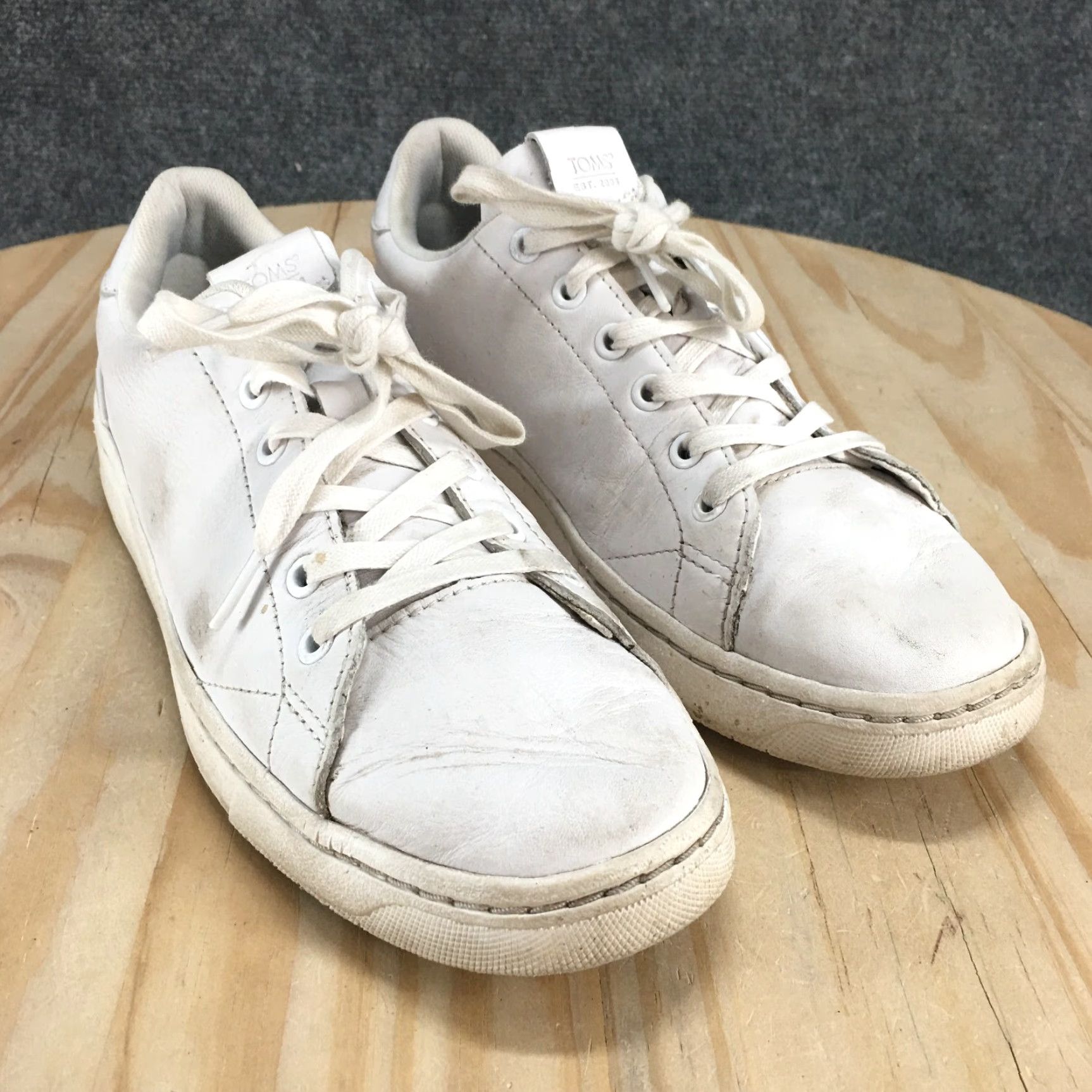 Toms Toms Shoes Mens 7.5 Trvl Lite Sneakers White Lace Up Low Top Casual 10016348 Size US M / EU 48-50 / 2 - 3 Thumbnail