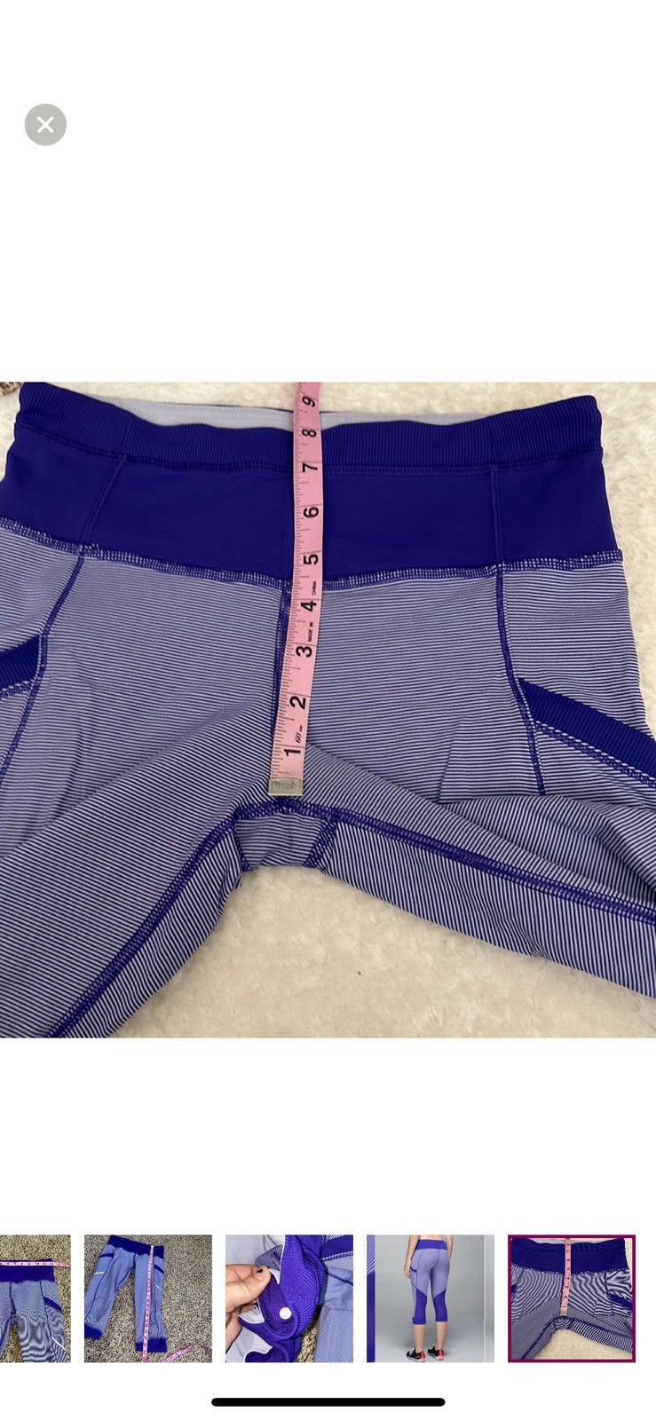 Lululemon Lululemon run for fun crop leggings size 4 Size 27" / US 4 / IT 40 - 5 Thumbnail