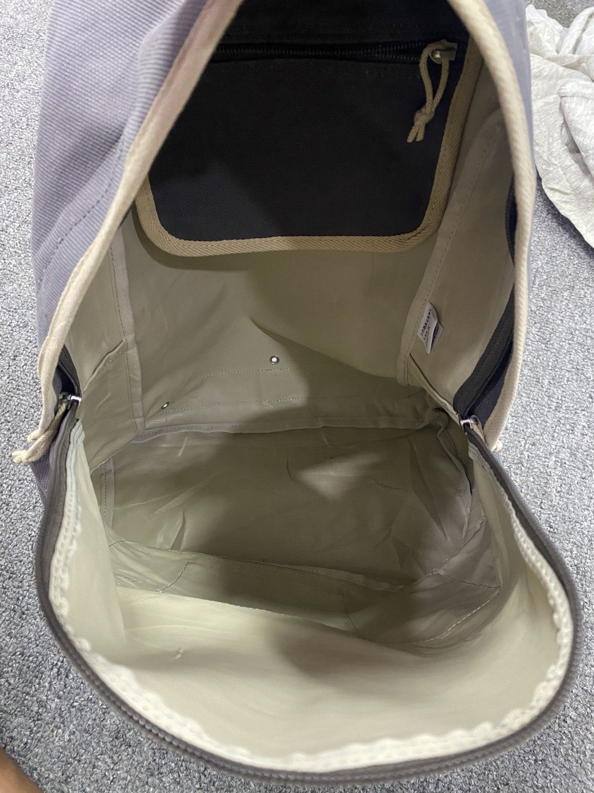 Porter PORTER Yoshida & Co Tokyo Japan Grey Canvas Casual Daypack Size ONE SIZE - 9 Thumbnail