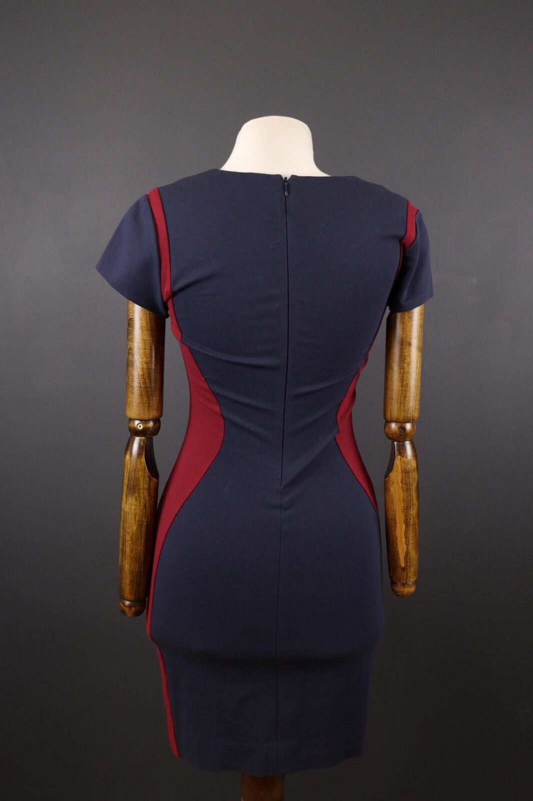 Diane von Furstenberg Diane von Furstenberg Blue Bodycon Midi Dress Size 2 Size XS / US 0-2 / IT 36-38 - 6 Thumbnail