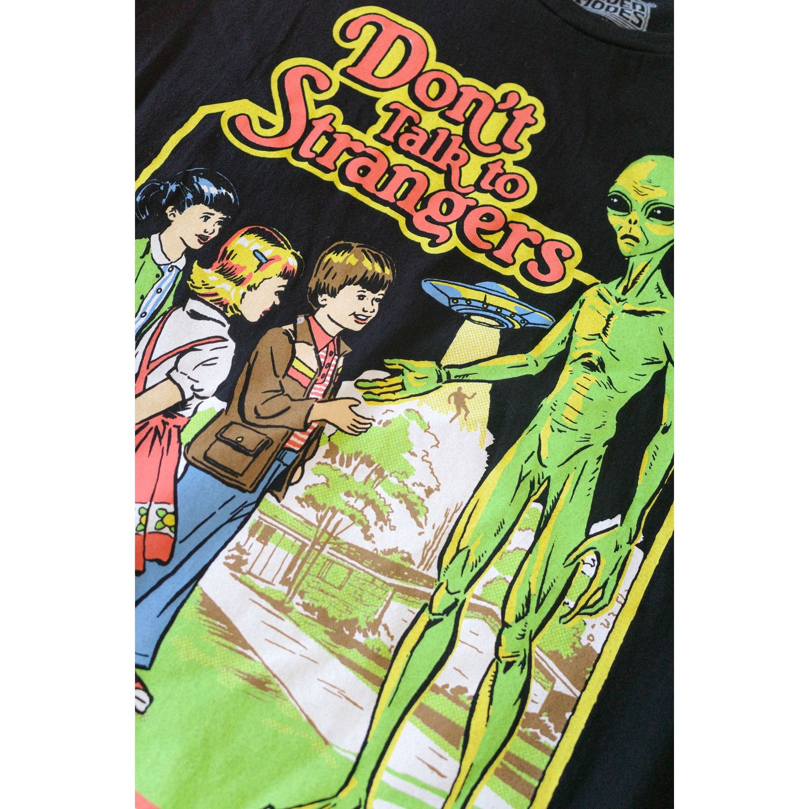 Vintage Vintage Steven Rhodes Art Tee T-Shirt, Black - Large Size US L / EU 52-54 / 3 - 3 Thumbnail