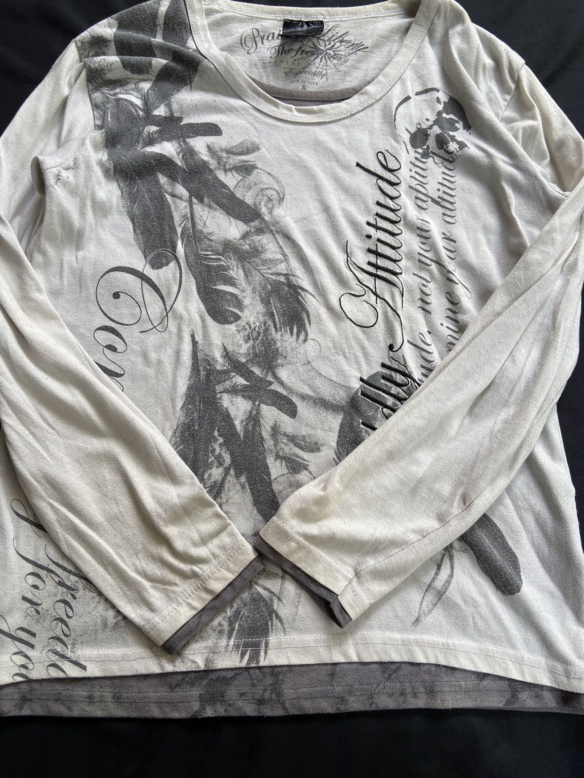 Isamu Katayama Backlash B ONE SOUL DOUBLE LAYER PRISE LIBERTY LONG SLEEVE Size US M / EU 48-50 / 2 - 9 Thumbnail