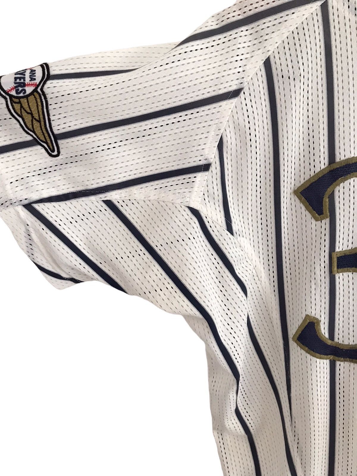 Mizuno Vintage Mizuno F Tokyo Japanese Baseball Jersey #34 Size US L / EU 52-54 / 3 - 14 Thumbnail
