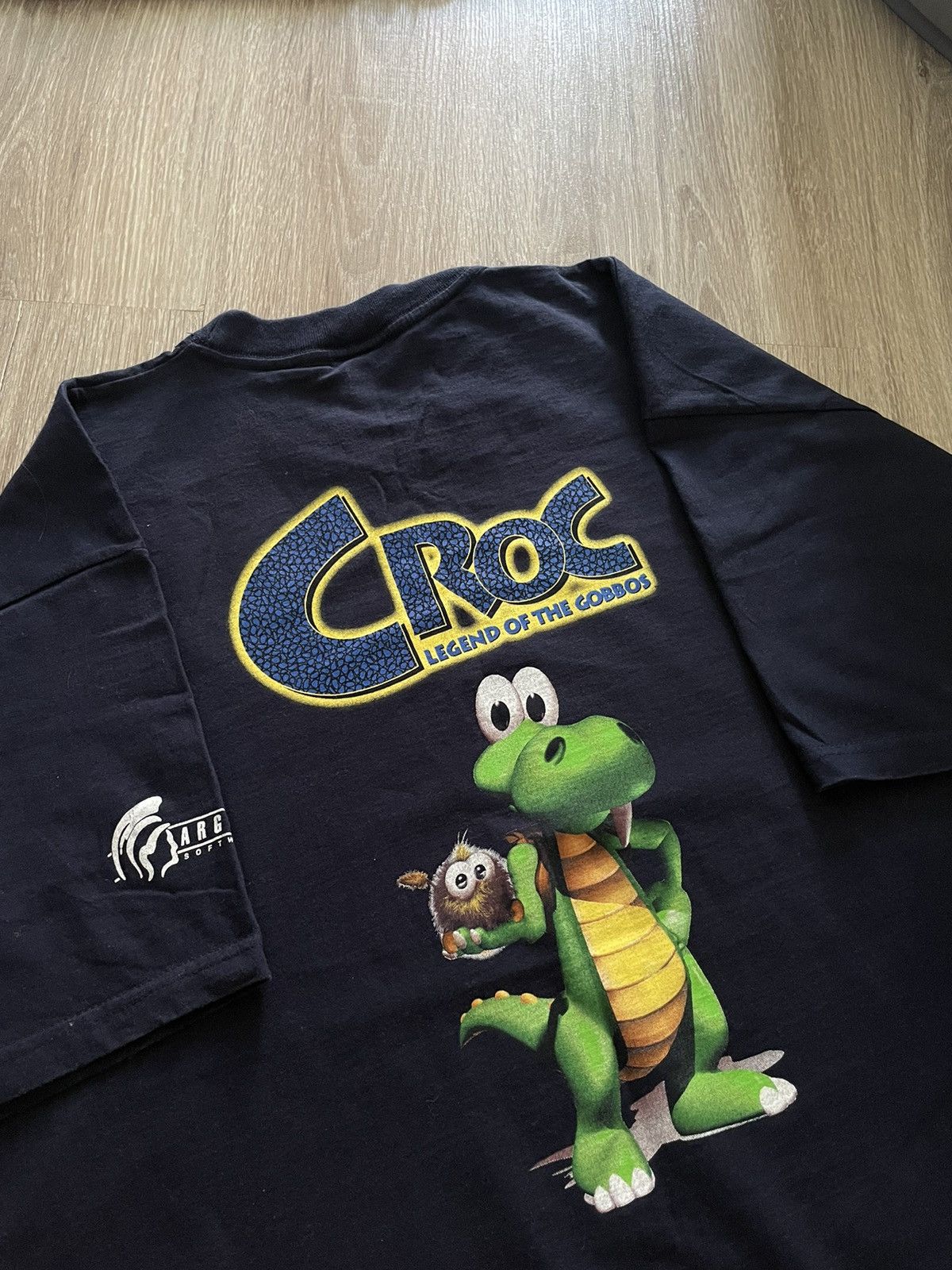 Playstation × Vintage Vintage 90s Croc Legend Of The Gobbos Game Promo T Shirt Size US XXL / EU 58 / 5 - 5 Thumbnail