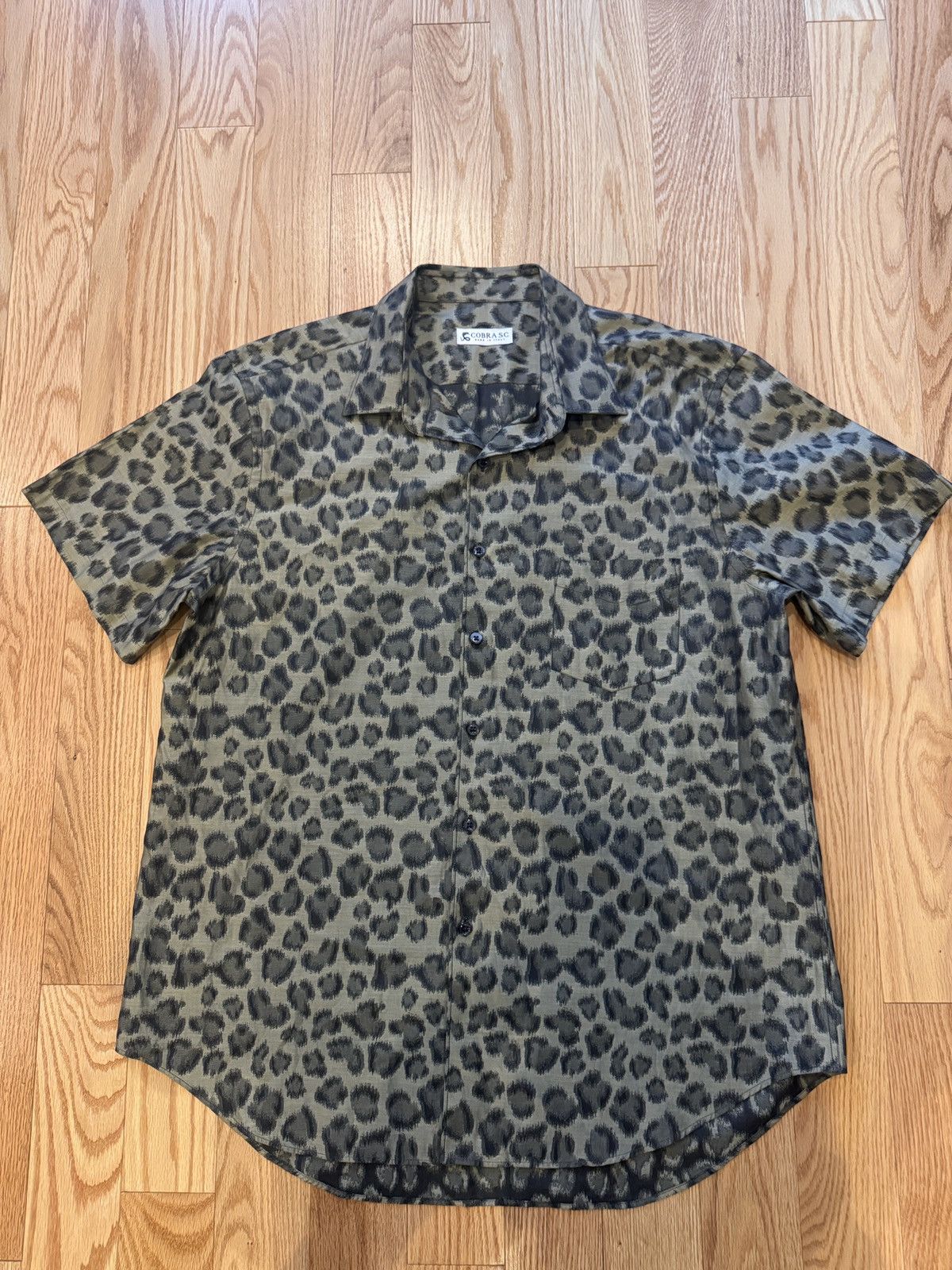 Cobra S.C. Cobra SC Leopard SS Button Down Size US XL / EU 56 / 4 - 1 Thumbnail