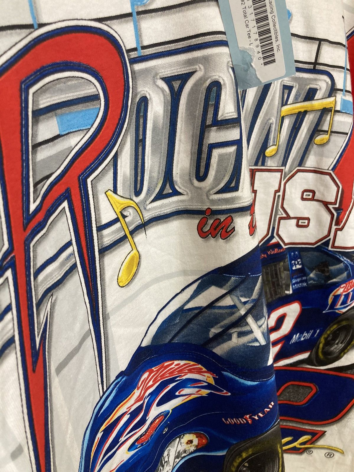Chase Authentics Chase Athletics Rockin in the USA Rusty Wallace T-Shirt Size US L / EU 52-54 / 3 - 8 Thumbnail