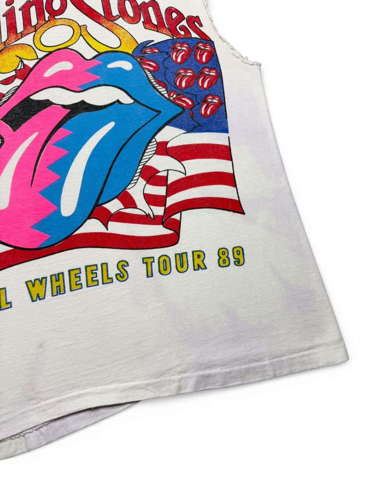 Band Tees Vintage 1989 Rolling Stones Steel Wheels Tour Tee Size US S / EU 44-46 / 1 - 3 Thumbnail