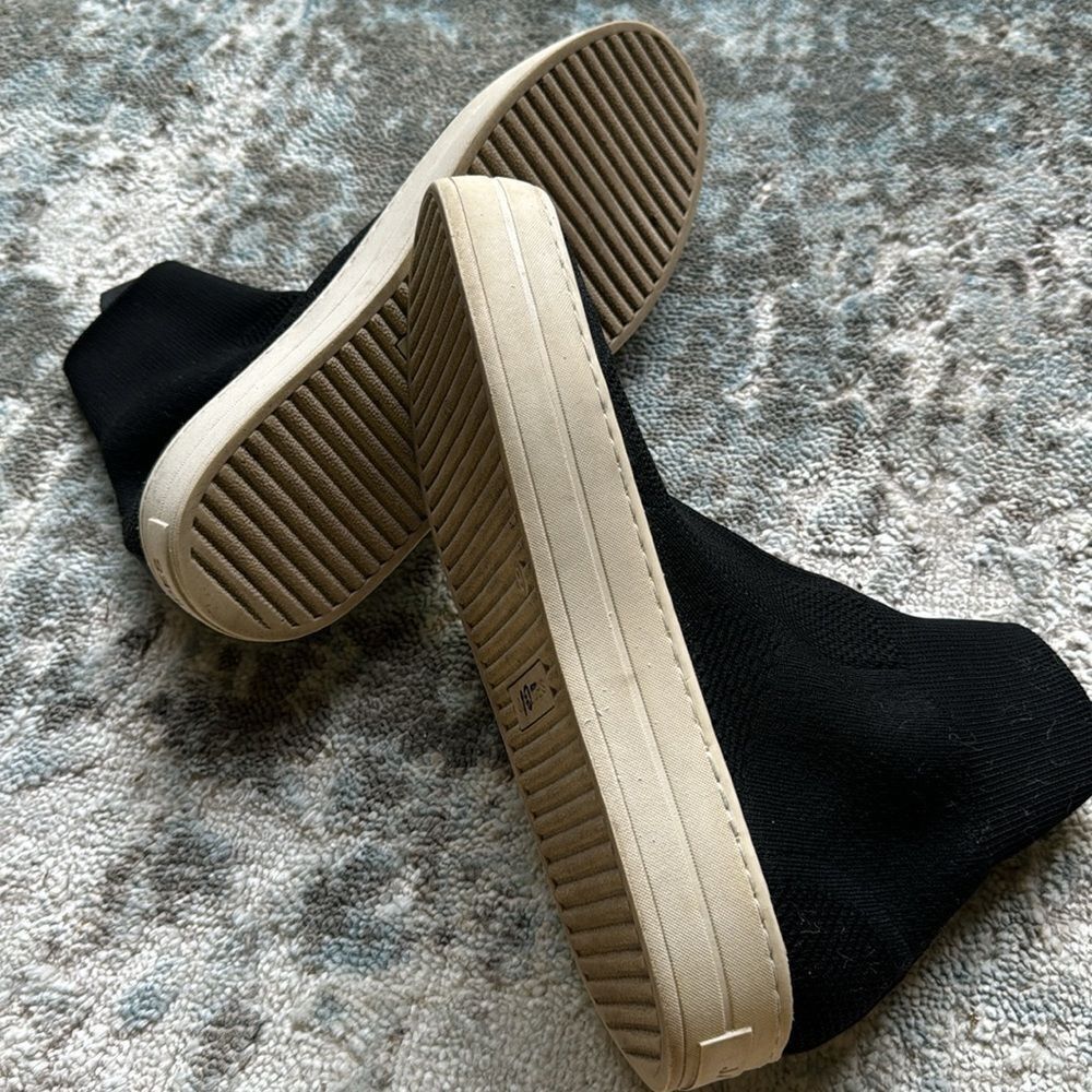 J/Slides J SLIDES BLACK KNIT HEROE SLIP ON SOCK ANKLE BOOTIE SNEAKER Size US 9 / IT 39 - 6 Thumbnail