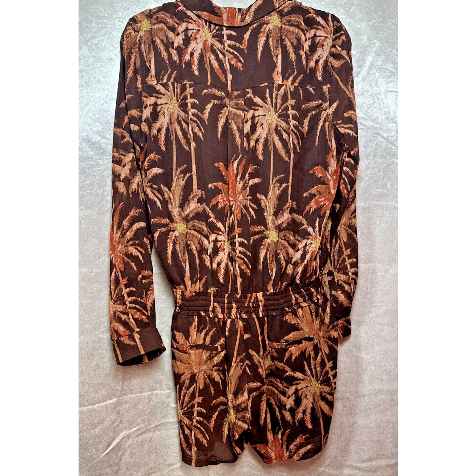 Scotch & Soda Scotch & Soda Fading Roads Tropical Romper Womens L Grunge Size 34" / US 12 / IT 48 - 10 Thumbnail