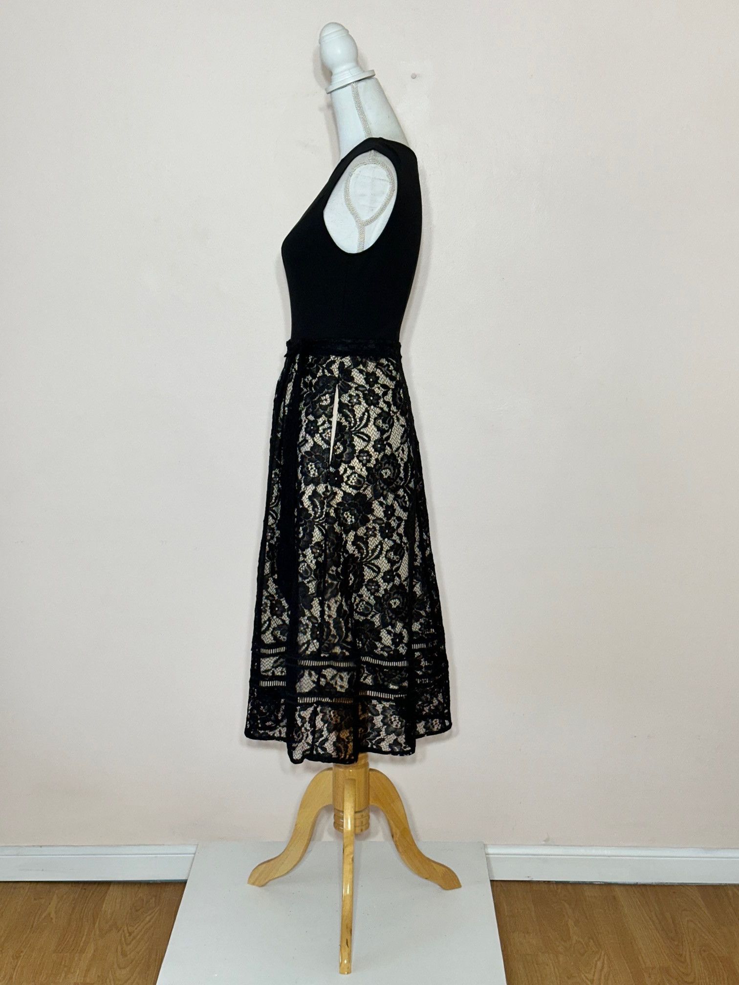 Vintage Vfshow Vfemage Midi Dress with Lace Skirt Size XL / US 12-14 / IT 48-50 - 5 Thumbnail