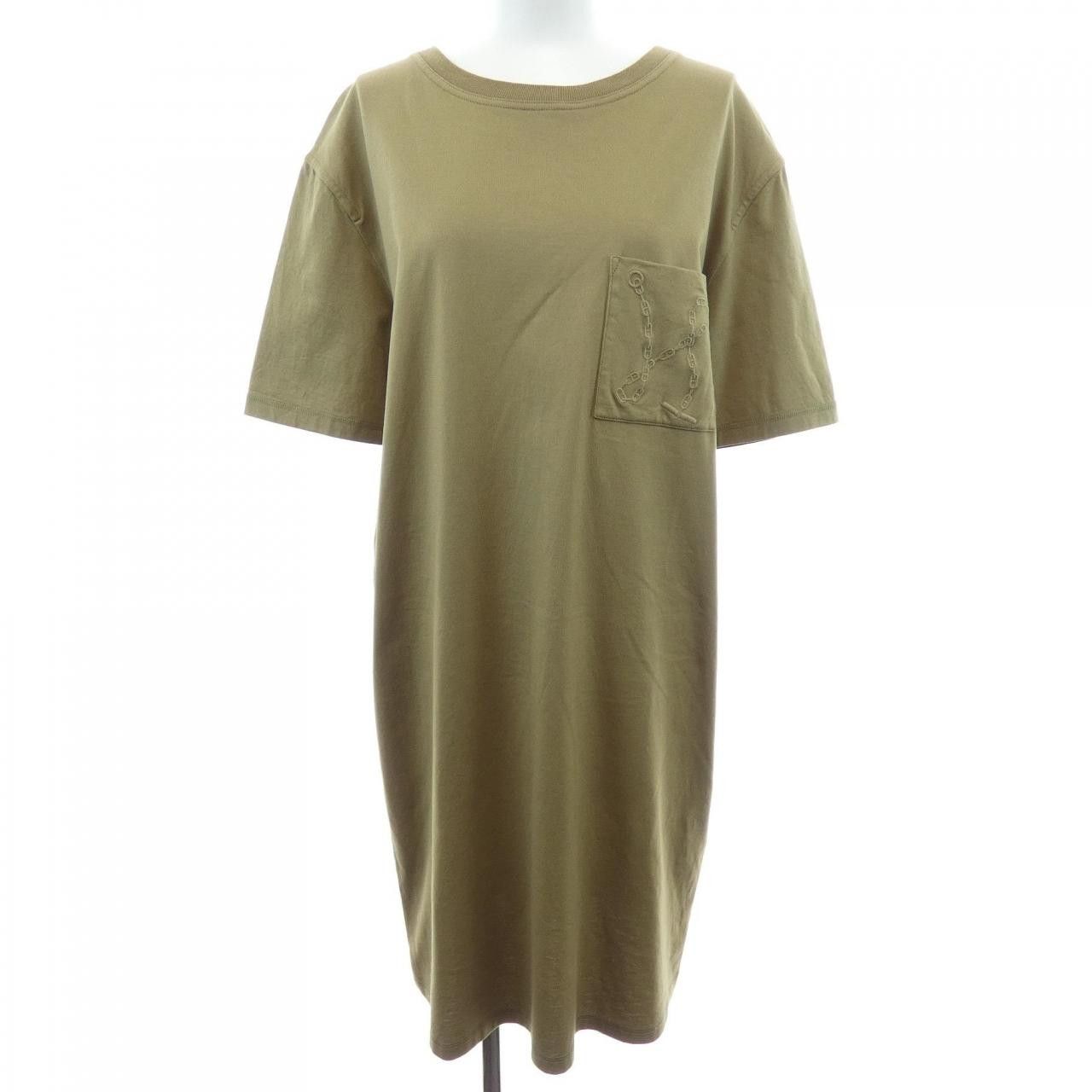Hermes Hermes Hermes CHAINE D'ANCRE Dress Textile Dresses DUTY FREE for USA Size ONE SIZE - 1 Thumbnail