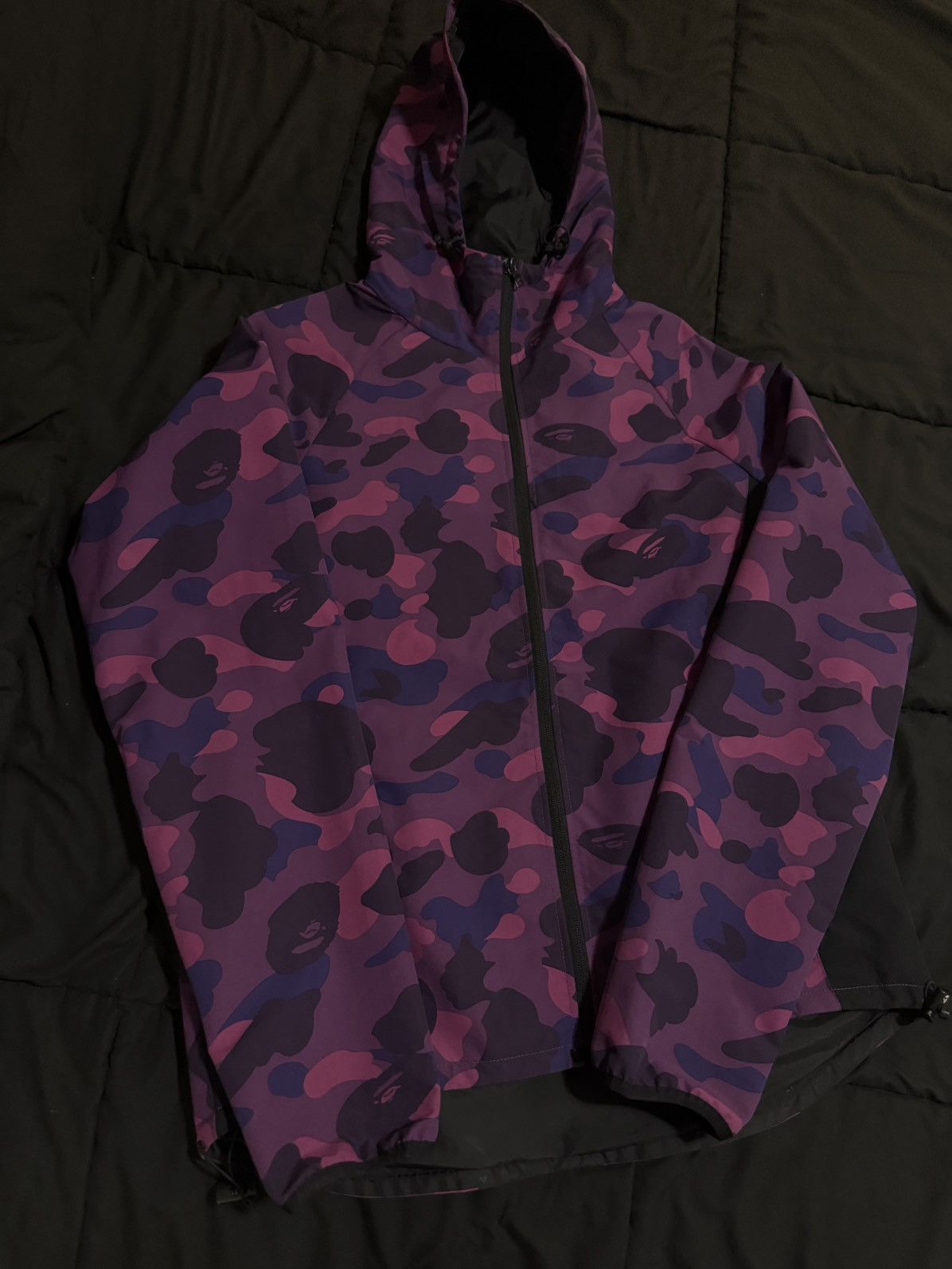 Bape Bape Windbreaker Purple Camo Jacket Size XL Size US XL / EU 56 / 4 - 3 Thumbnail